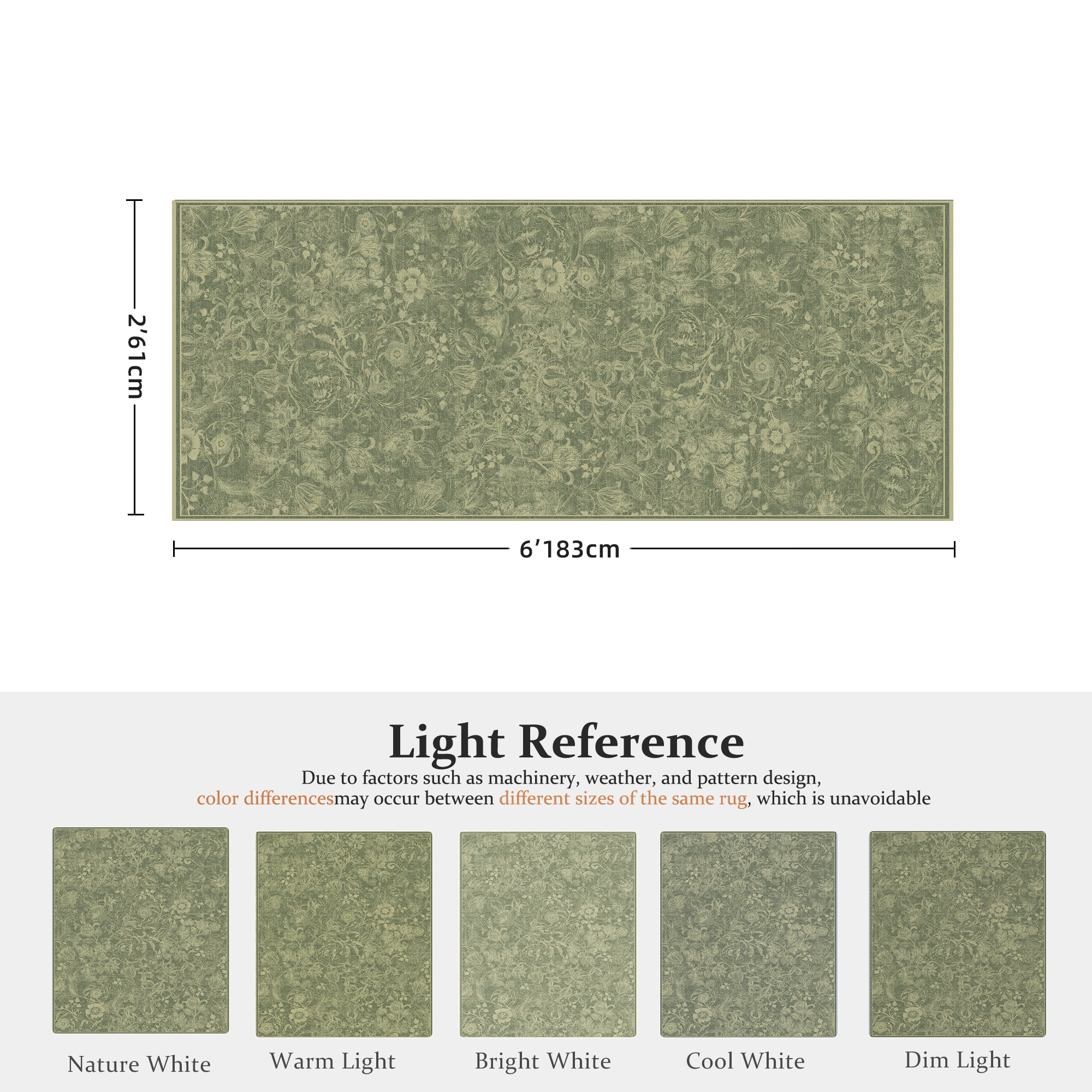 KERDOM RGHH-2X6-SAGEGREEN rugs - View #3