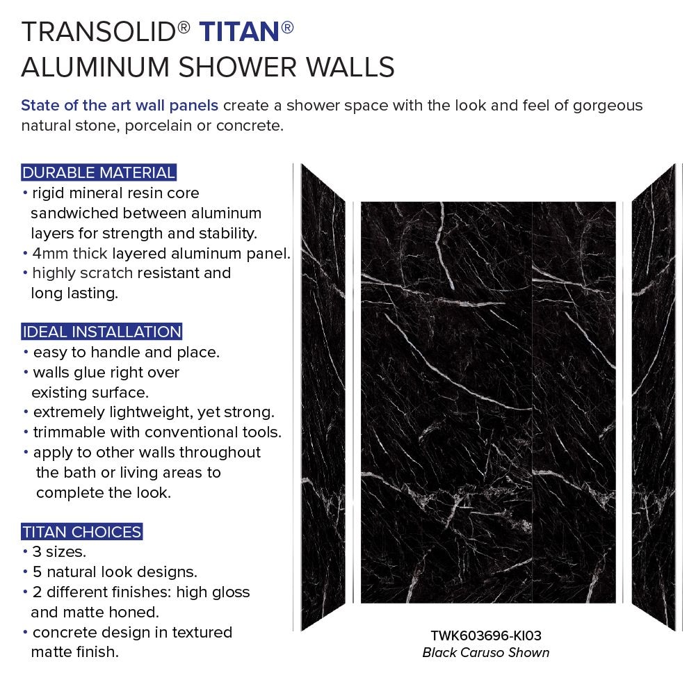 Transolid TWK603696-KI03G Shower-Wall-Surrounds - View #5