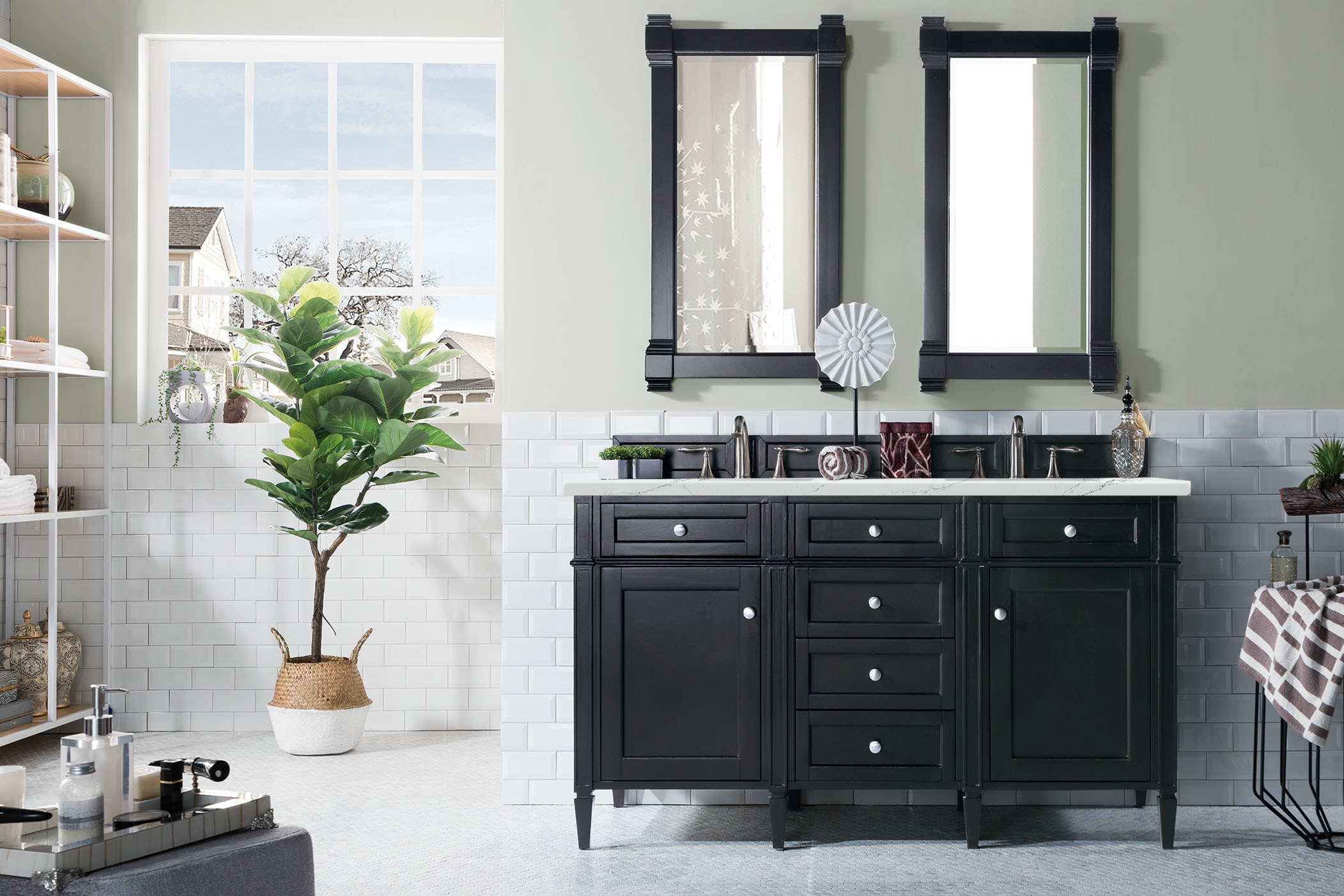 James Martin Vanities 650-V60D-BKO-FENC Bath-Vanity-Combo - View #5