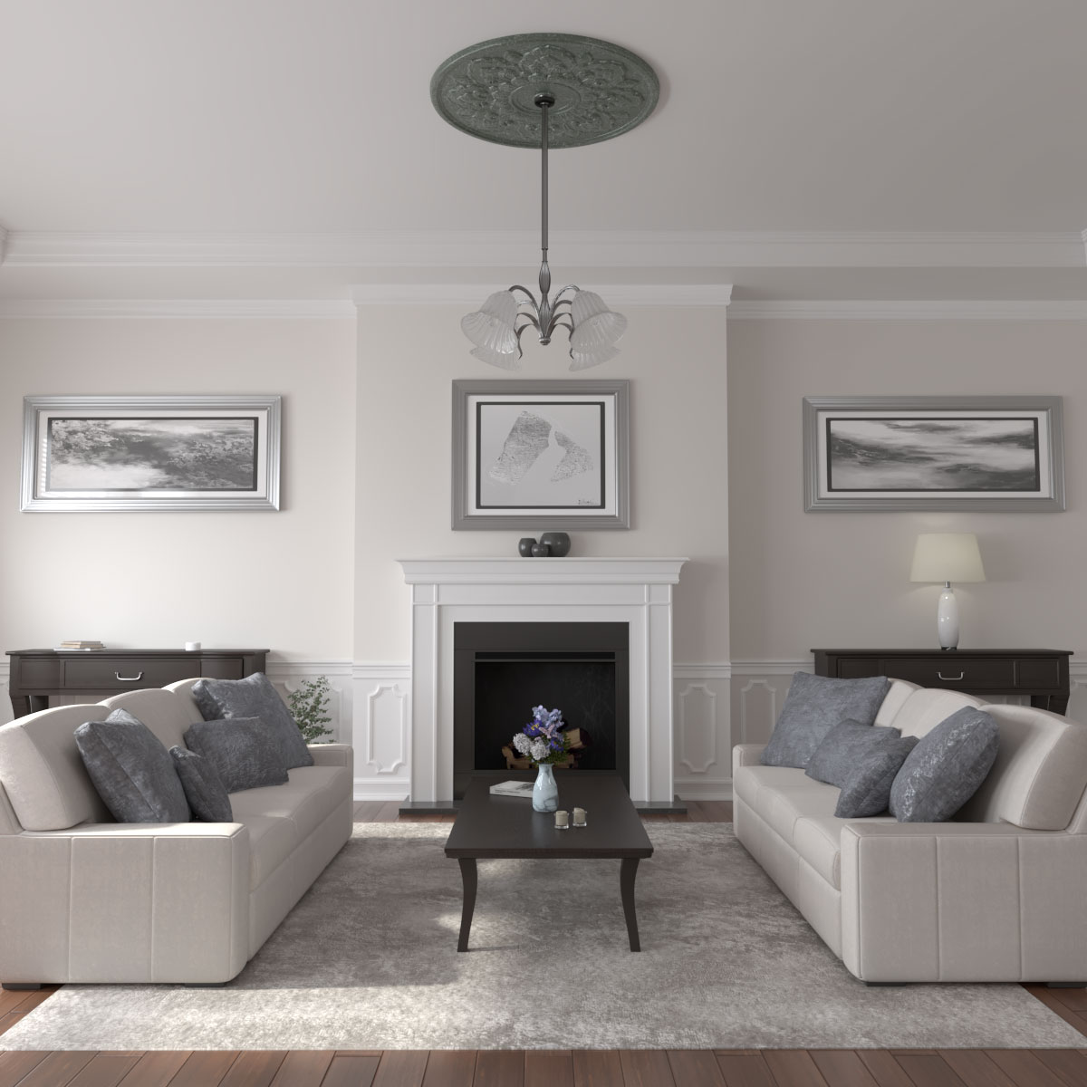 Ekena Millwork CM50LOAGC Ceiling-Medallions - View #4