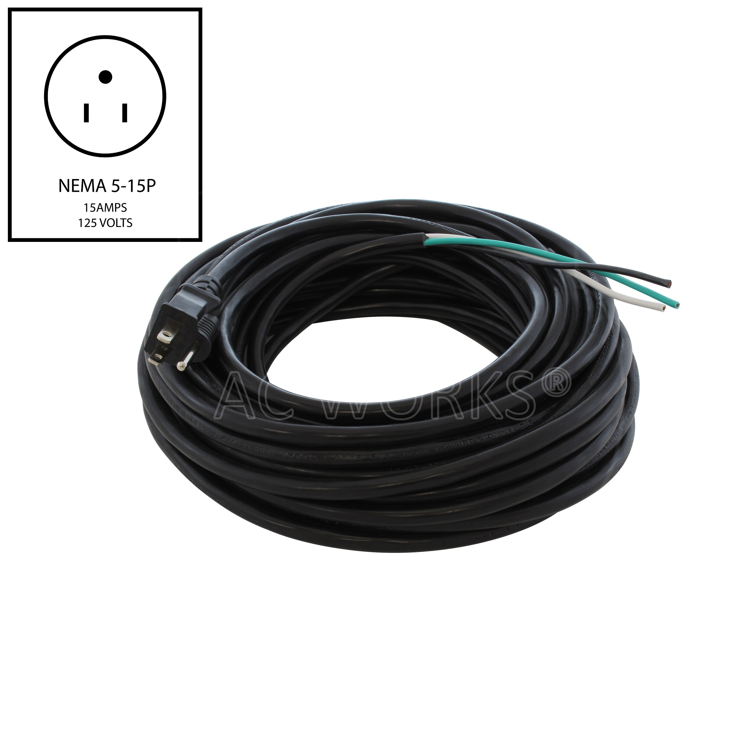 AC WORKS S515PROJ-050 Electrical-Extension-Cords - View #2