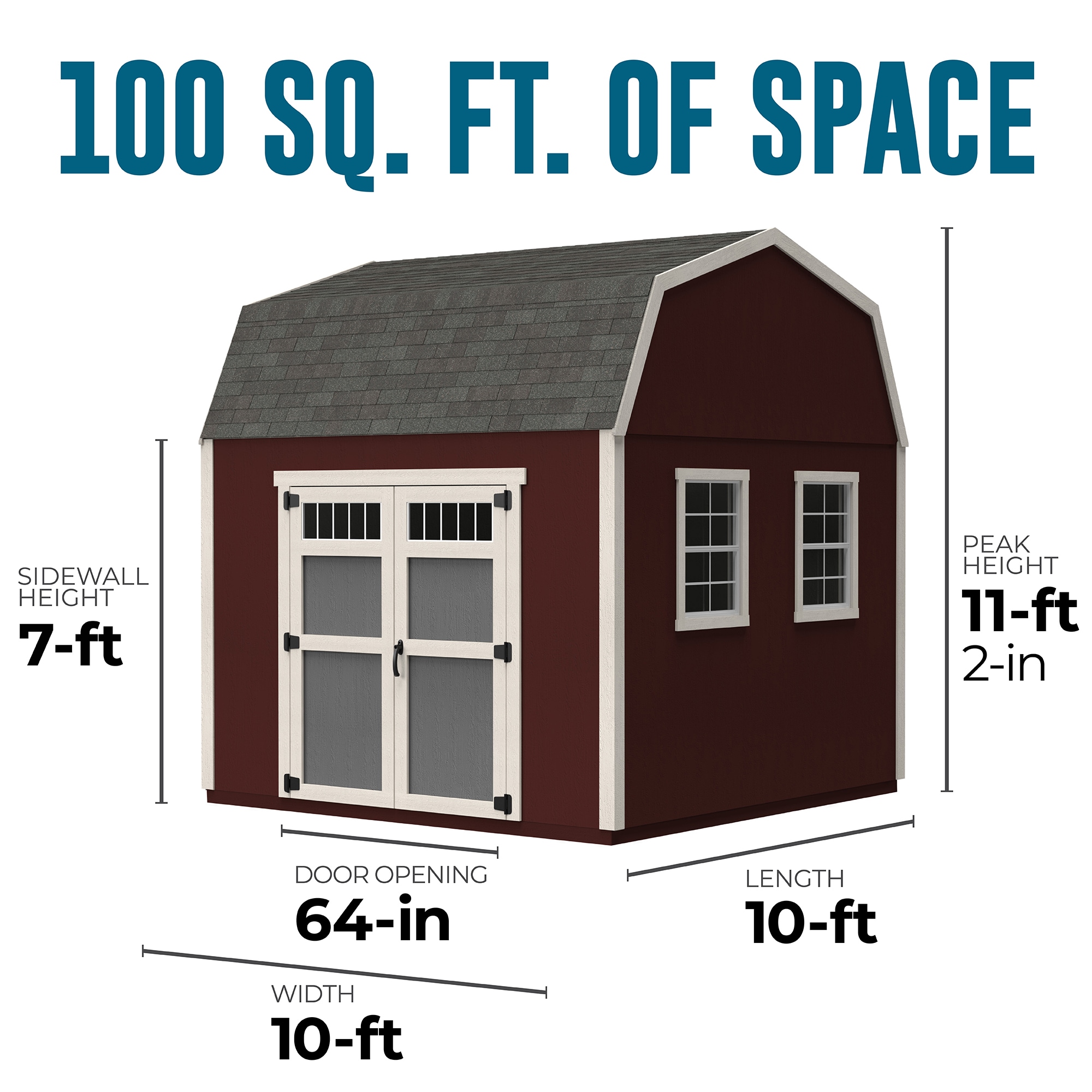 Heartland 19005-6 Wood-Storage-Buildings - View #4