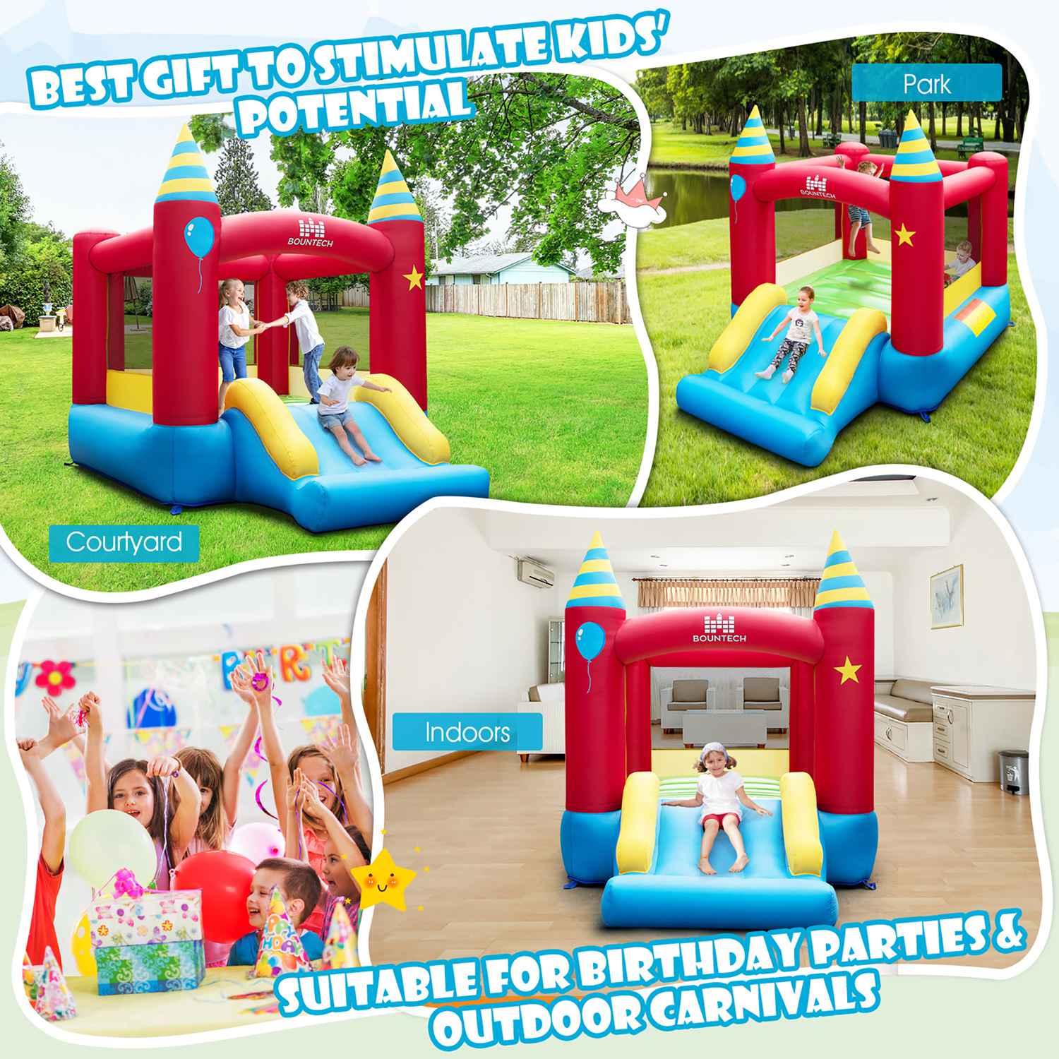 Costway CSHY001127 Bounce-Houses - View #4