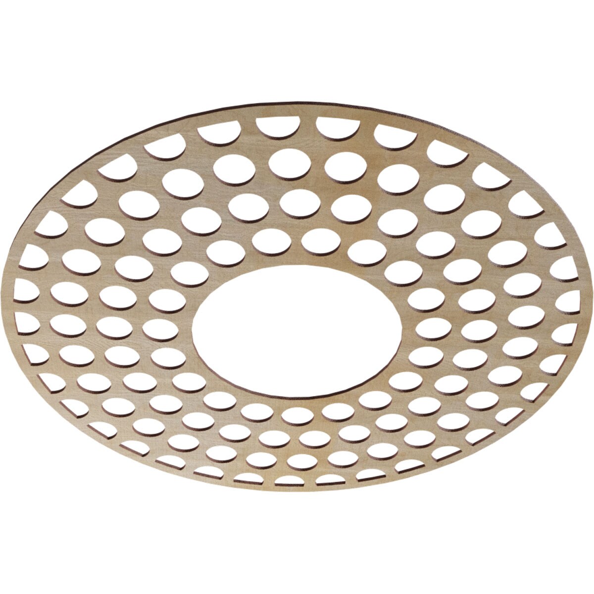 Ekena Millwork CMWP36X36X0250FFHI Ceiling-Medallions - View #2