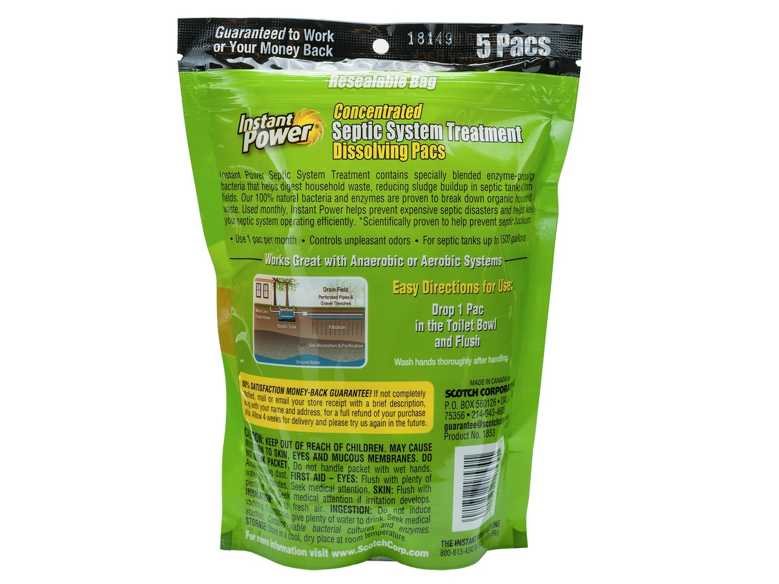 Instant Power 1853 Septic-Cleaners - View #2