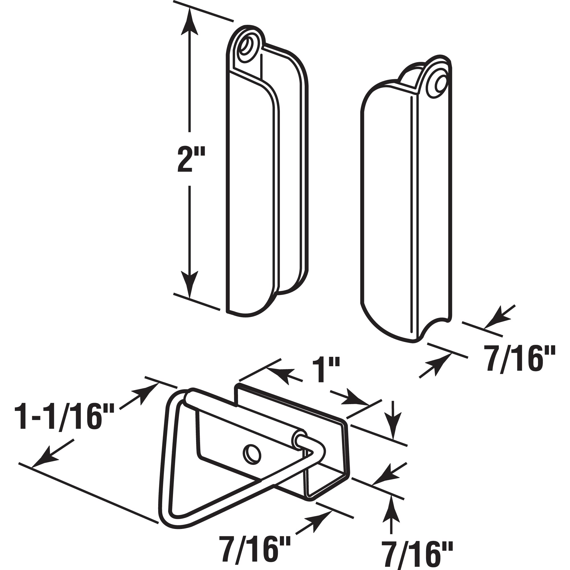 Prime-Line PL8106 Window-Screen-Hangers-Latches - Thumbnail View #2