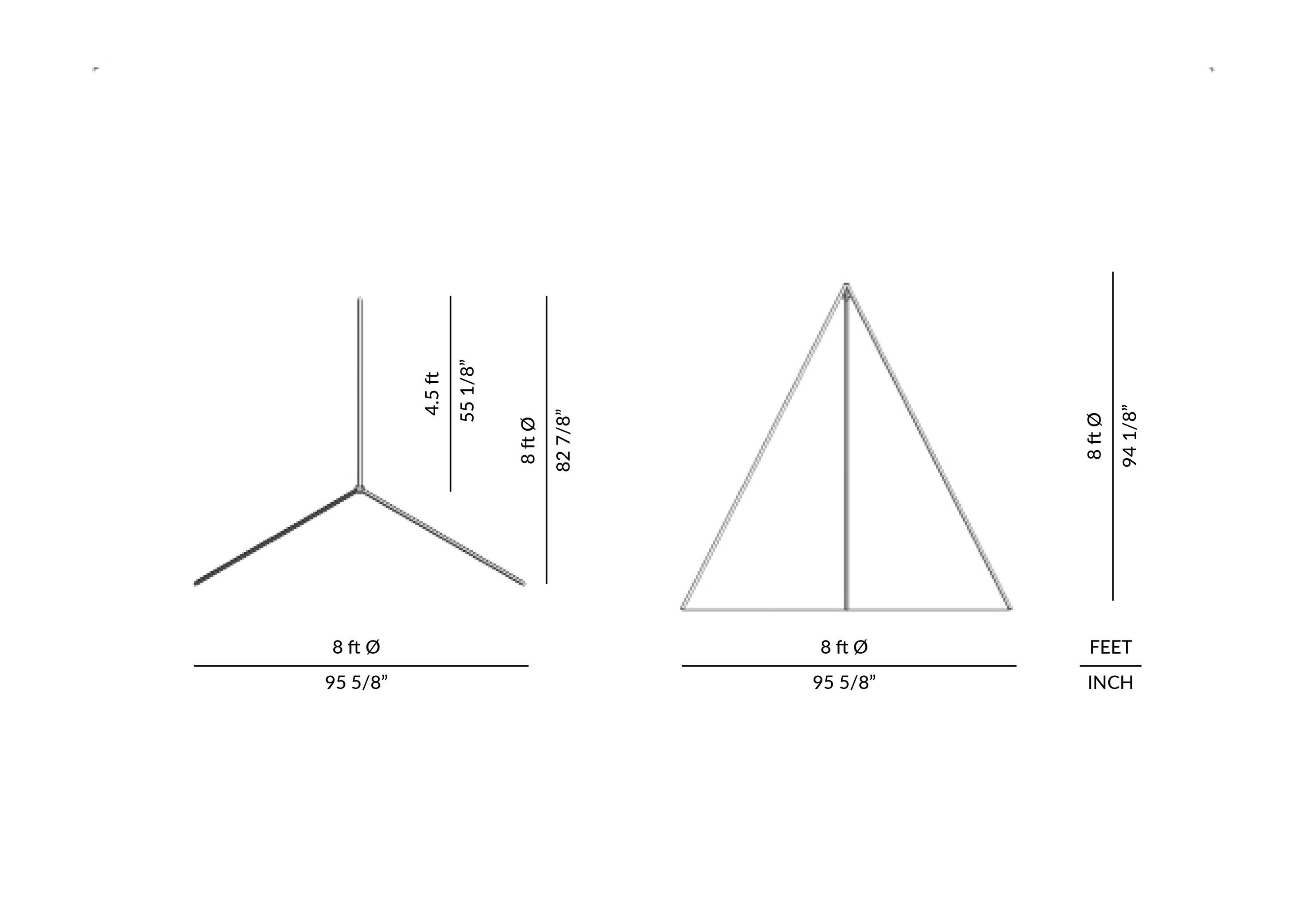 Hangout Pod HAS18MEBK Hammock-Stands - View #4