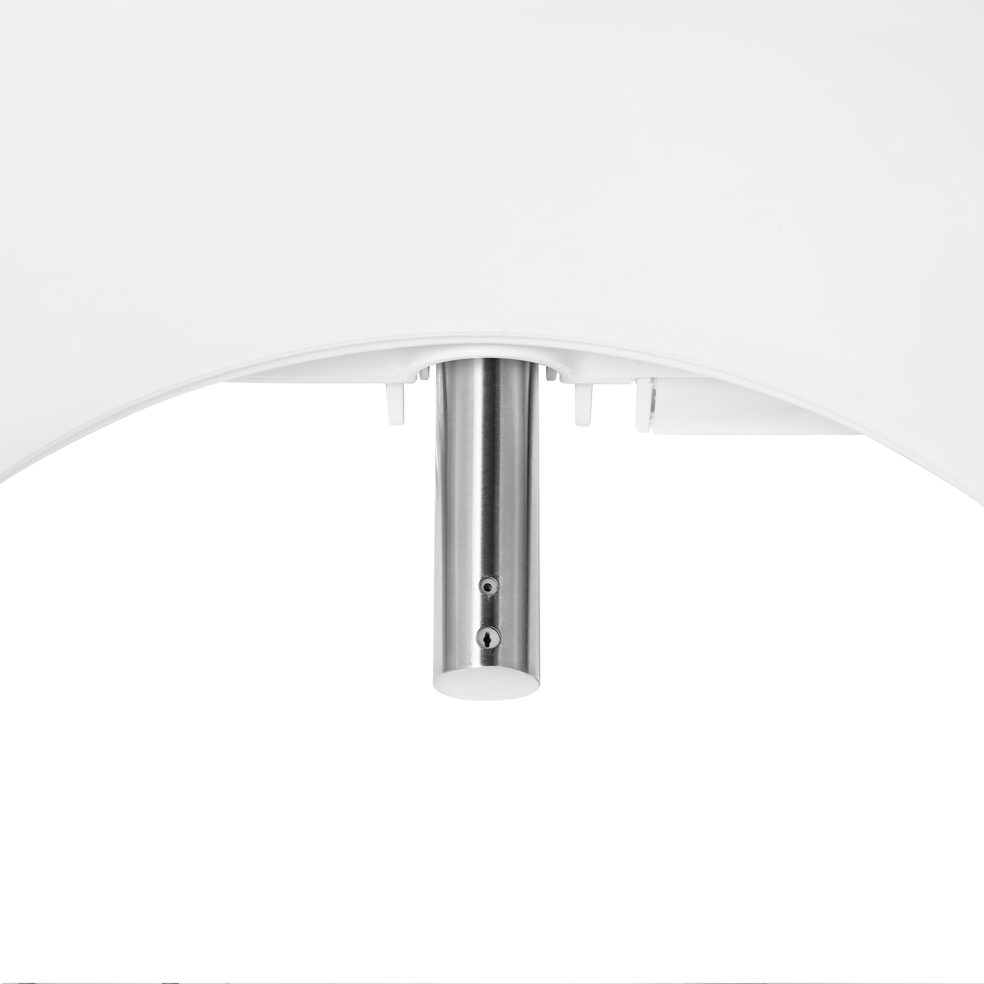 White Elongated Heated Bidet Toilet Seat with Remote Control