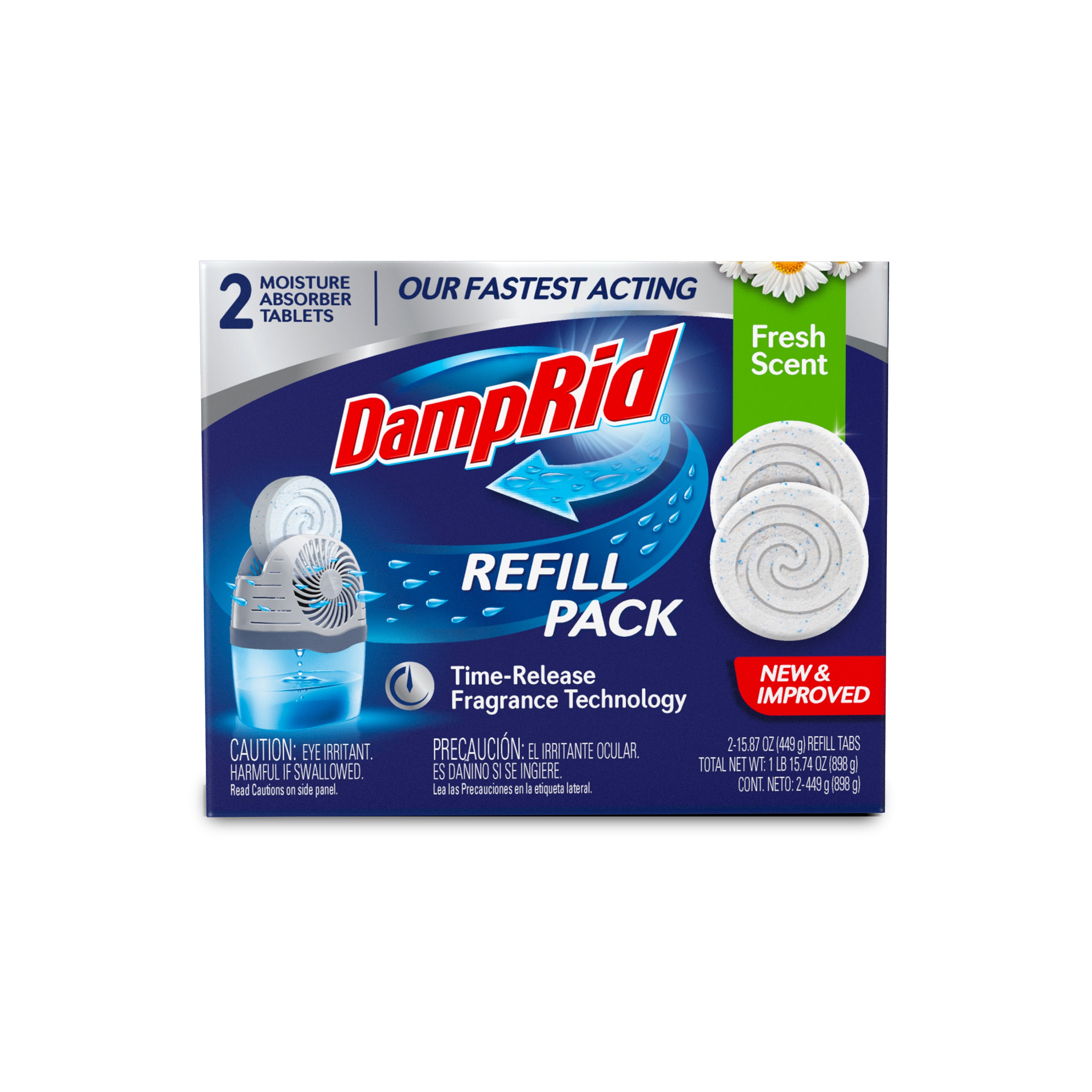 DampRid 31-oz Fresh Scent Refill Moisture Absorber (2-Pack) in the Moisture  Absorbers department at