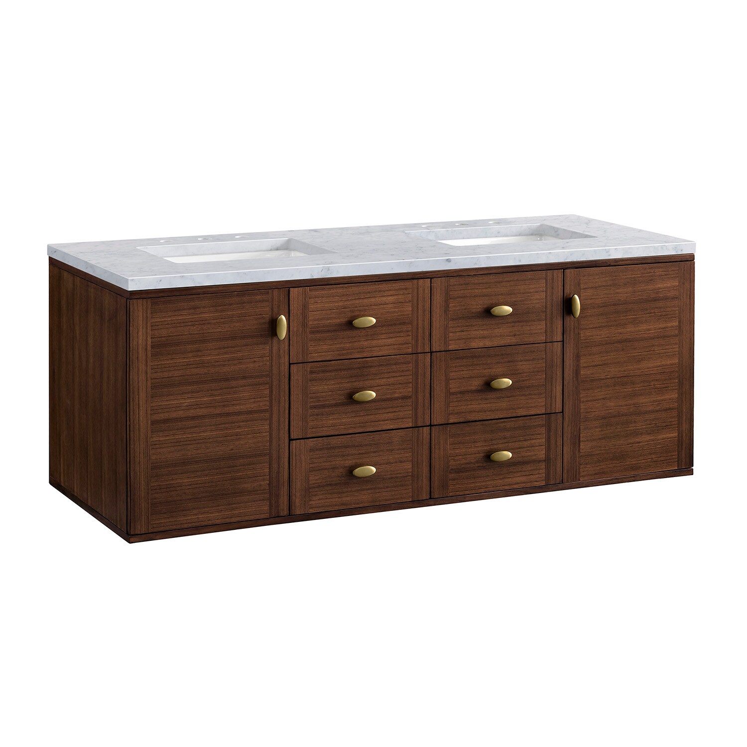 James Martin Vanities 670-V60D-WLT-3CAR Bath-Vanity-Combo - View #12