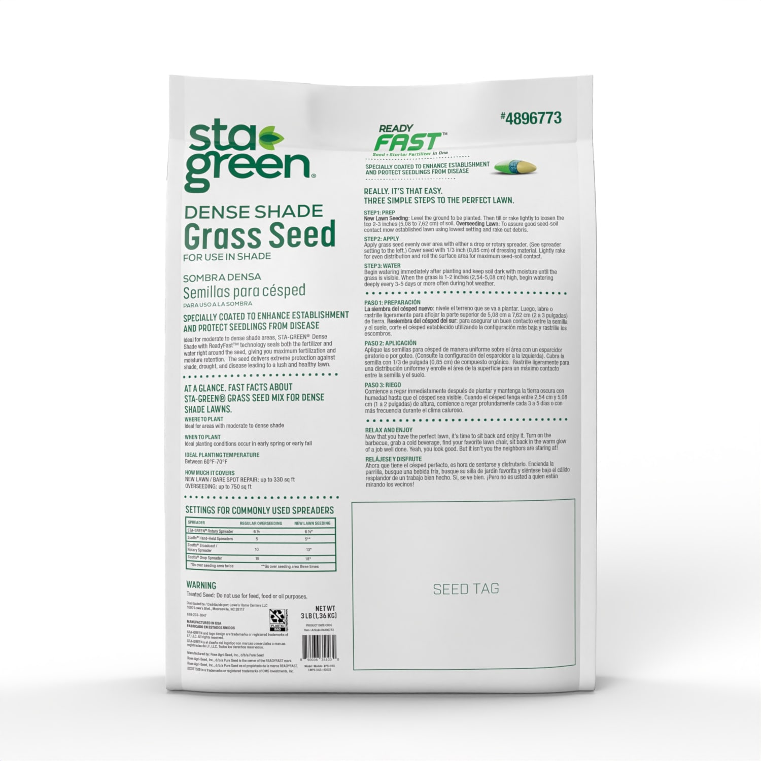 Sta-Green PS-DS3 Grass-Seed - View #2