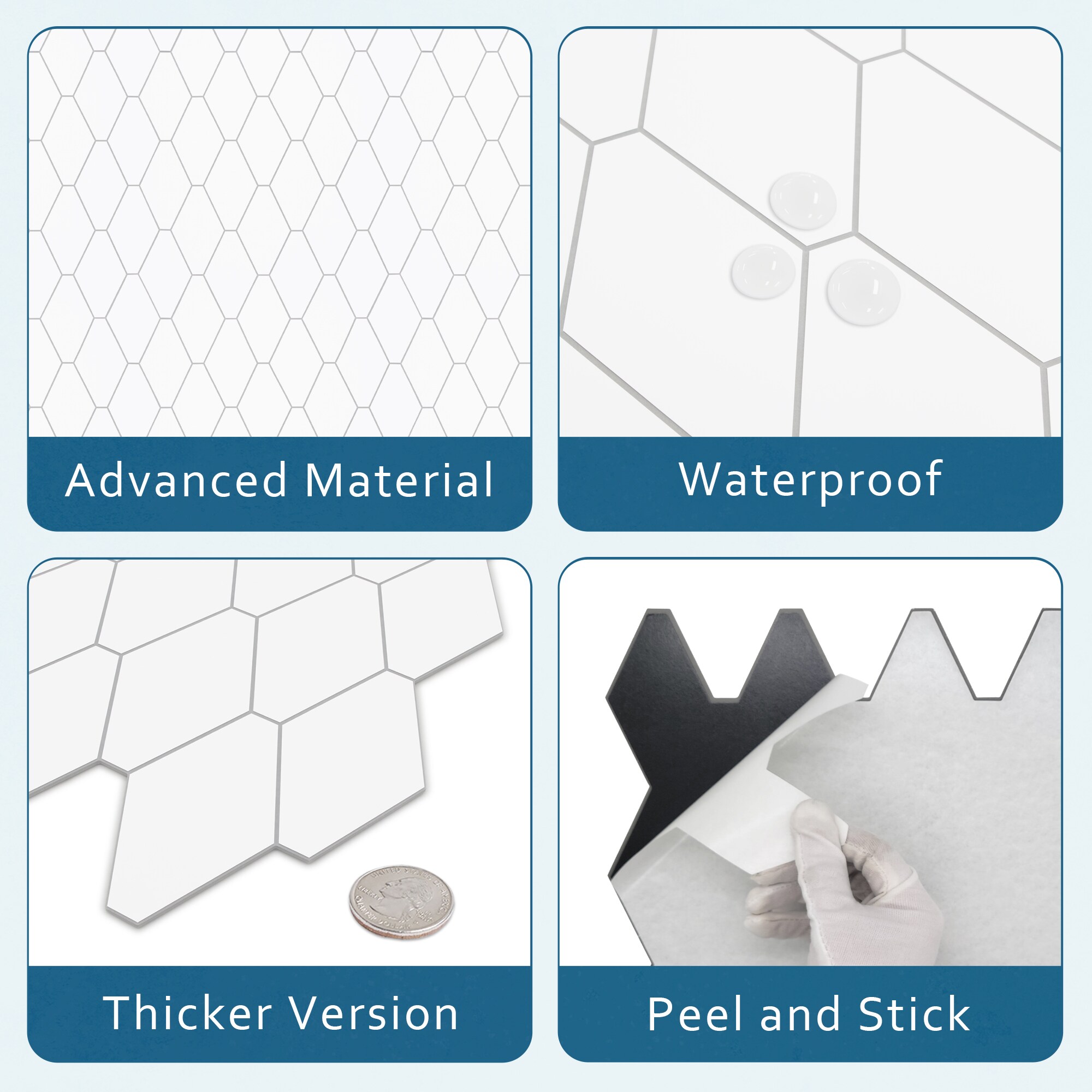 SUNWINGS FHEX-WHI-10 Ceramic-Tile - View #8