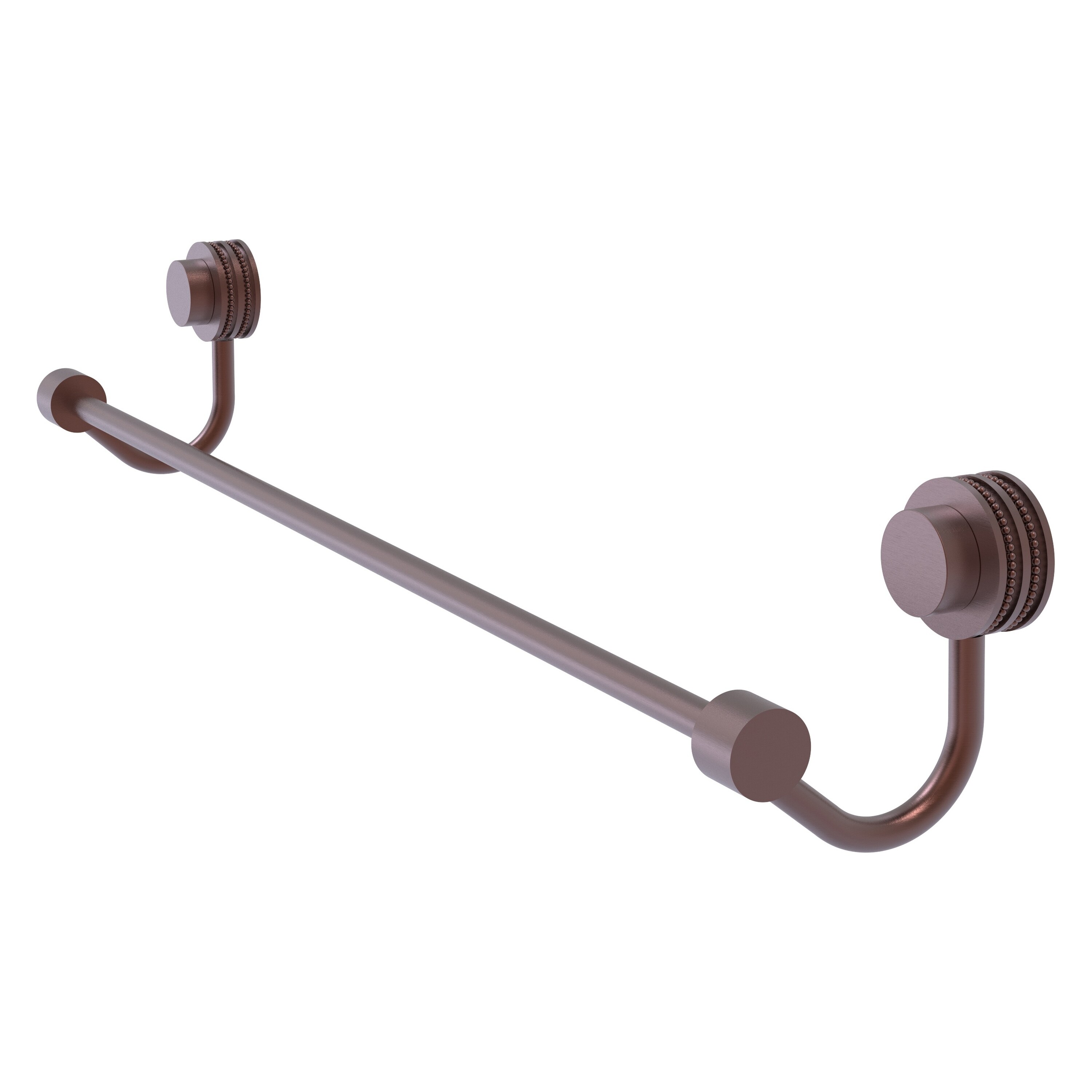 Allied Brass 421D/36-CA Venus 36-in Antique Copper Wall mount Single Towel Bar