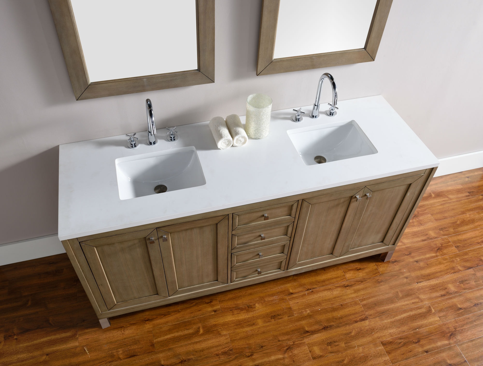 James Martin Vanities 305-V72-WWW-3CLW Bath-Vanity-Combo - View #4