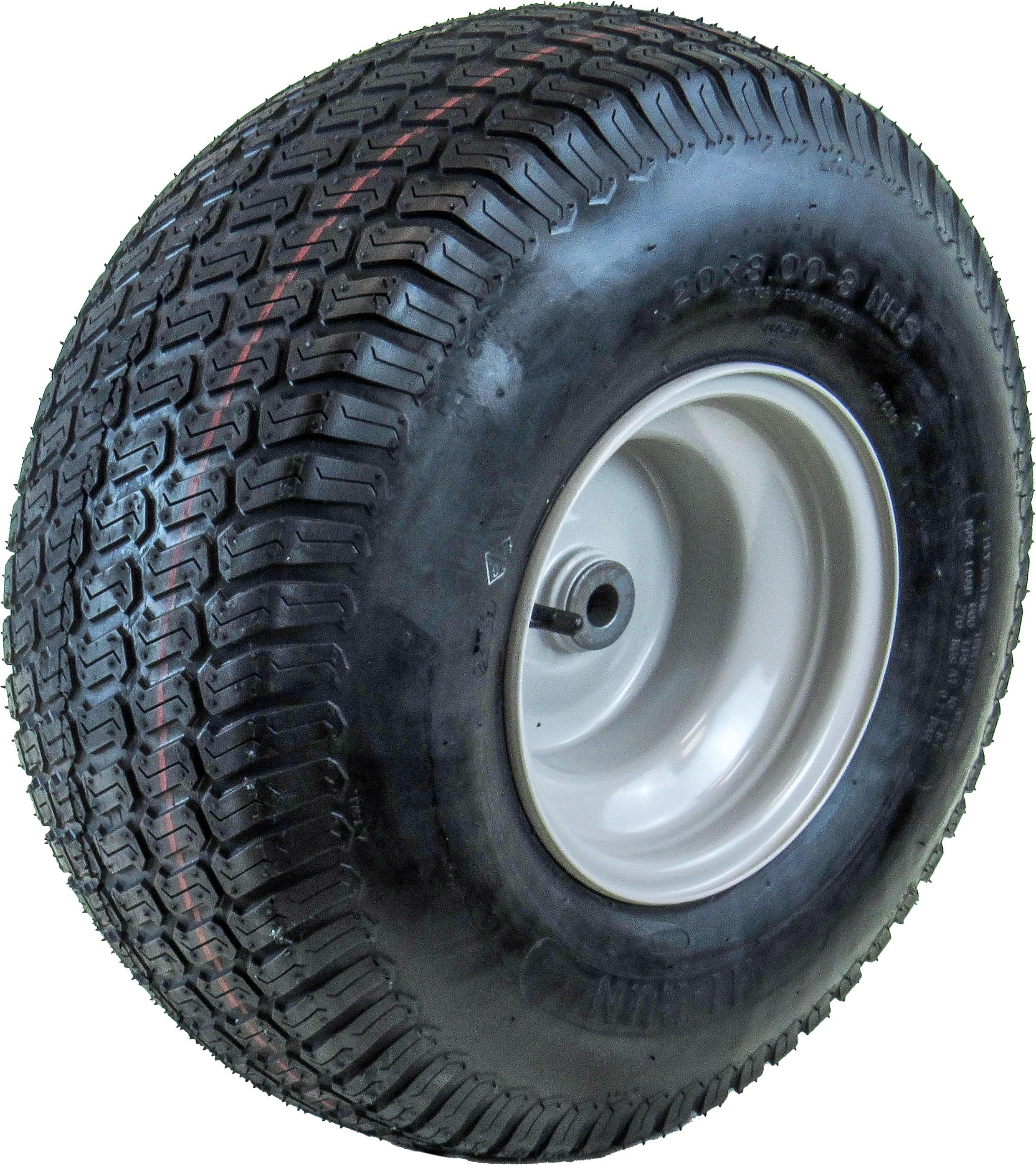 Hi-Run ASB1193 20X8.00-8 8-in Rear Wheel for Riding Mower/Tractor