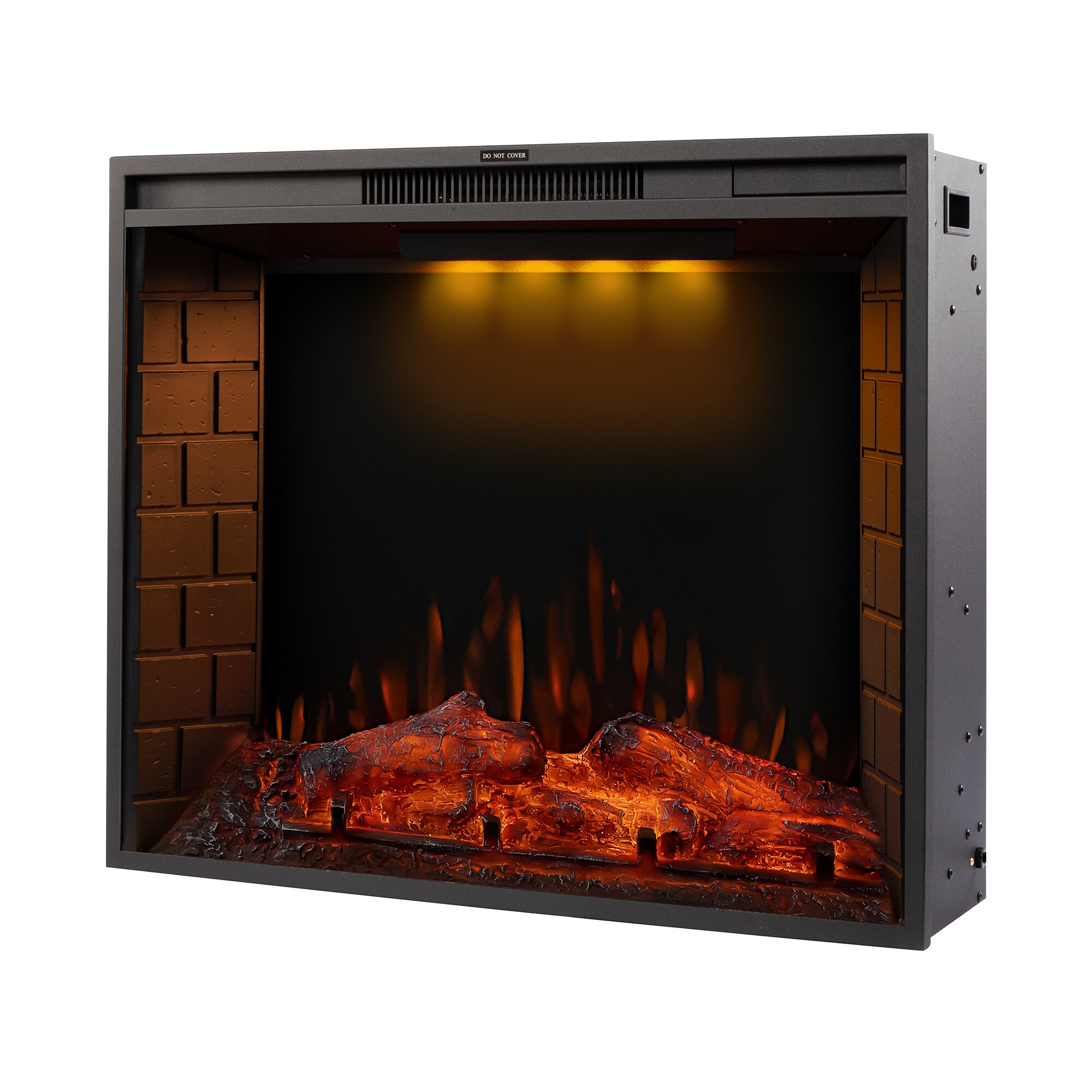 CASAINC TR-83530IN 30-in W Black Fan-forced Electric Fireplace