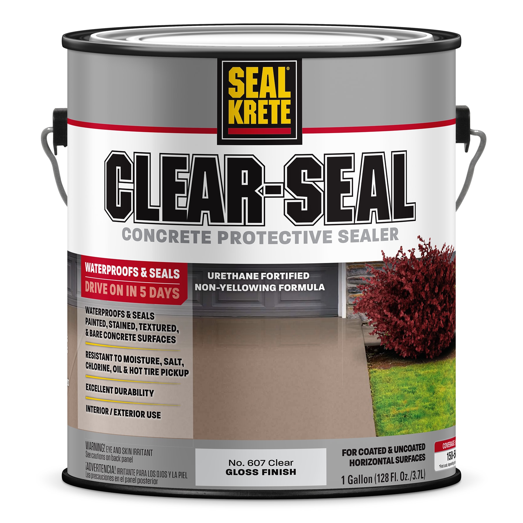 Clear Floor Epoxy Resin for Garages, Basements, Warehouses, Retail Stores  and More, Highly Durable, Resistant to Scratches, Spills, and Stains, 1.5 Gallon Kit