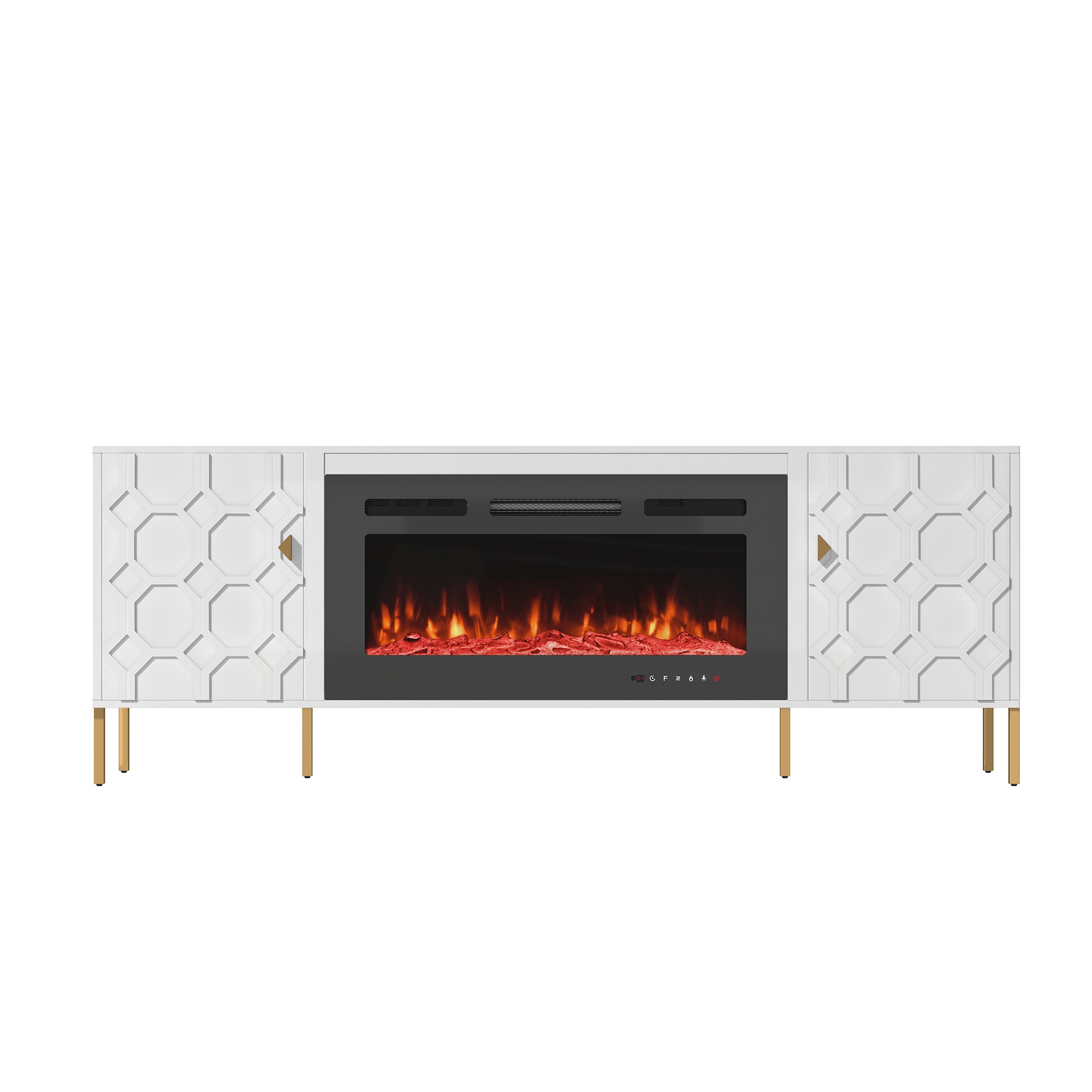 Clihome CL-JH4236-WH Electric-Fireplaces - View #5