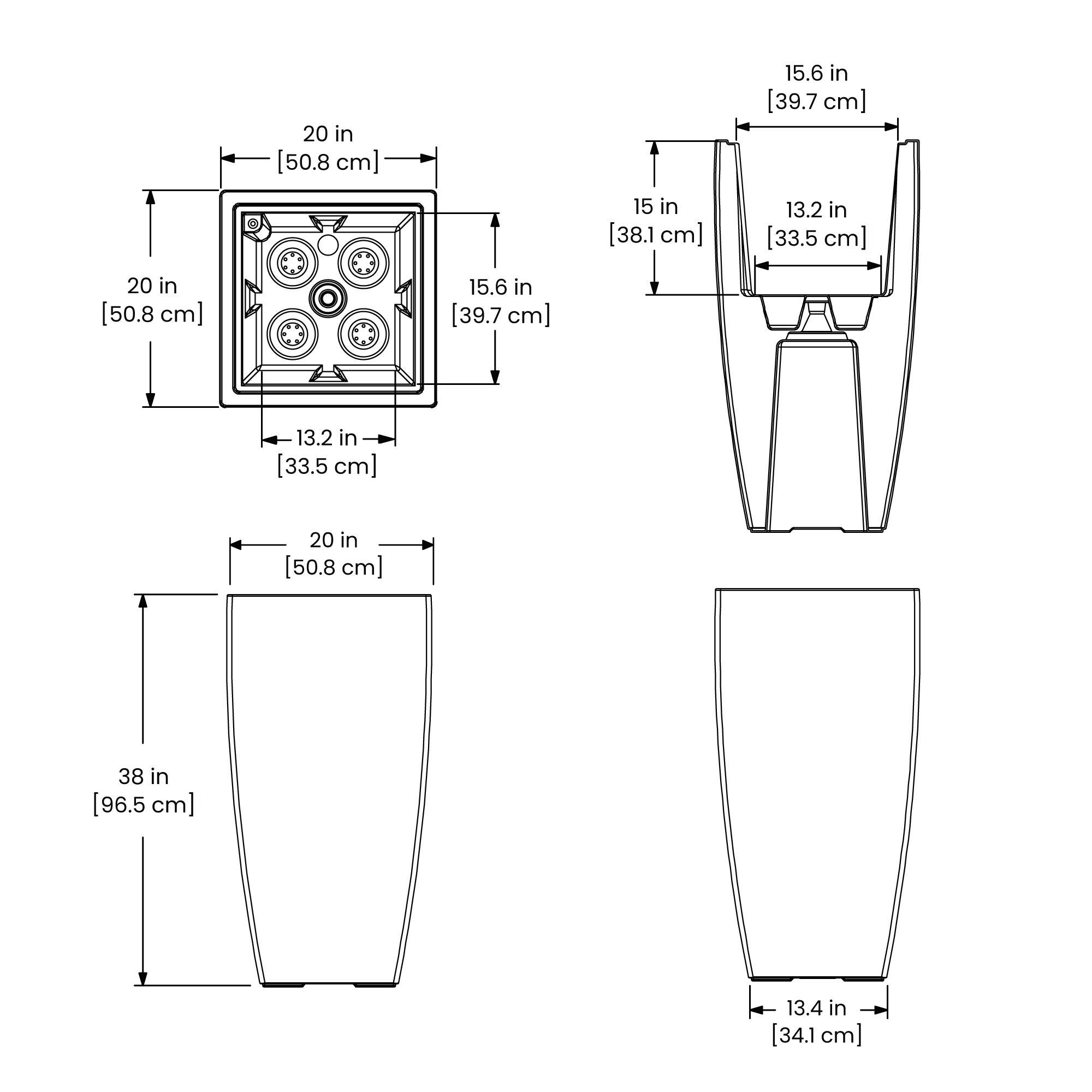 Mayne 8888-GRG Planter-Window-Box - View #6