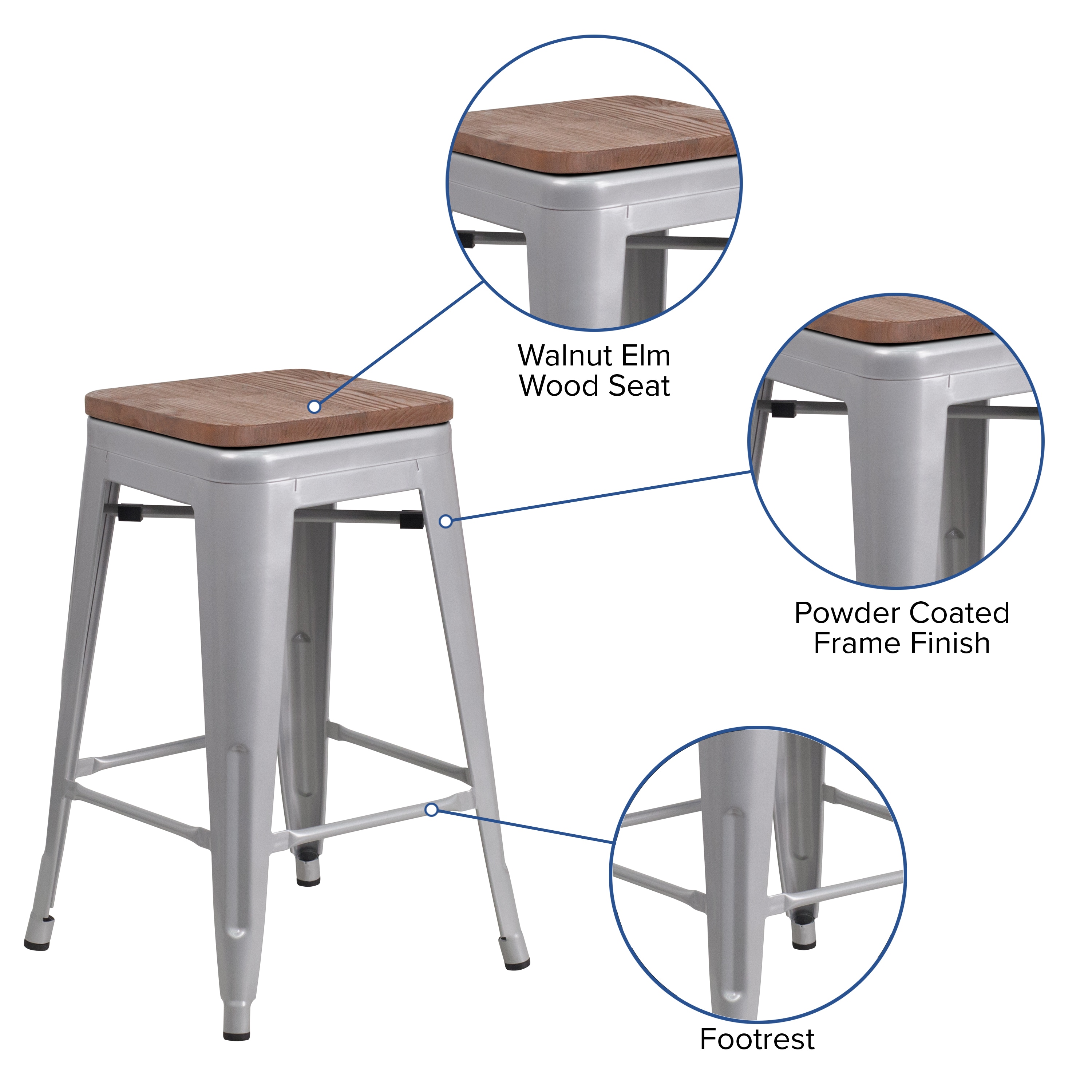 Flash Furniture 889142500049 stools - View #2