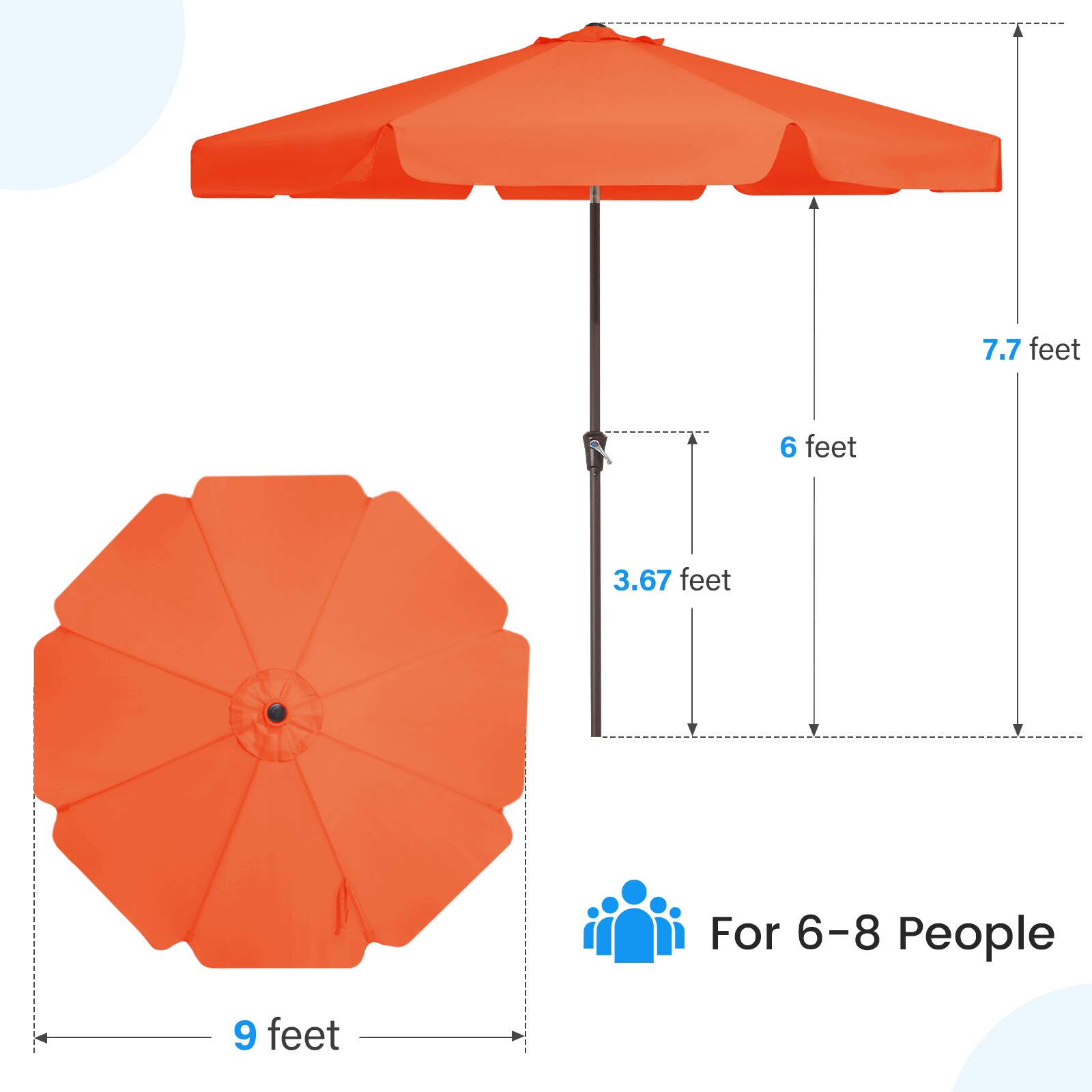 JEAREY CBZZS-9-OR Umbrellas-2 - View #3