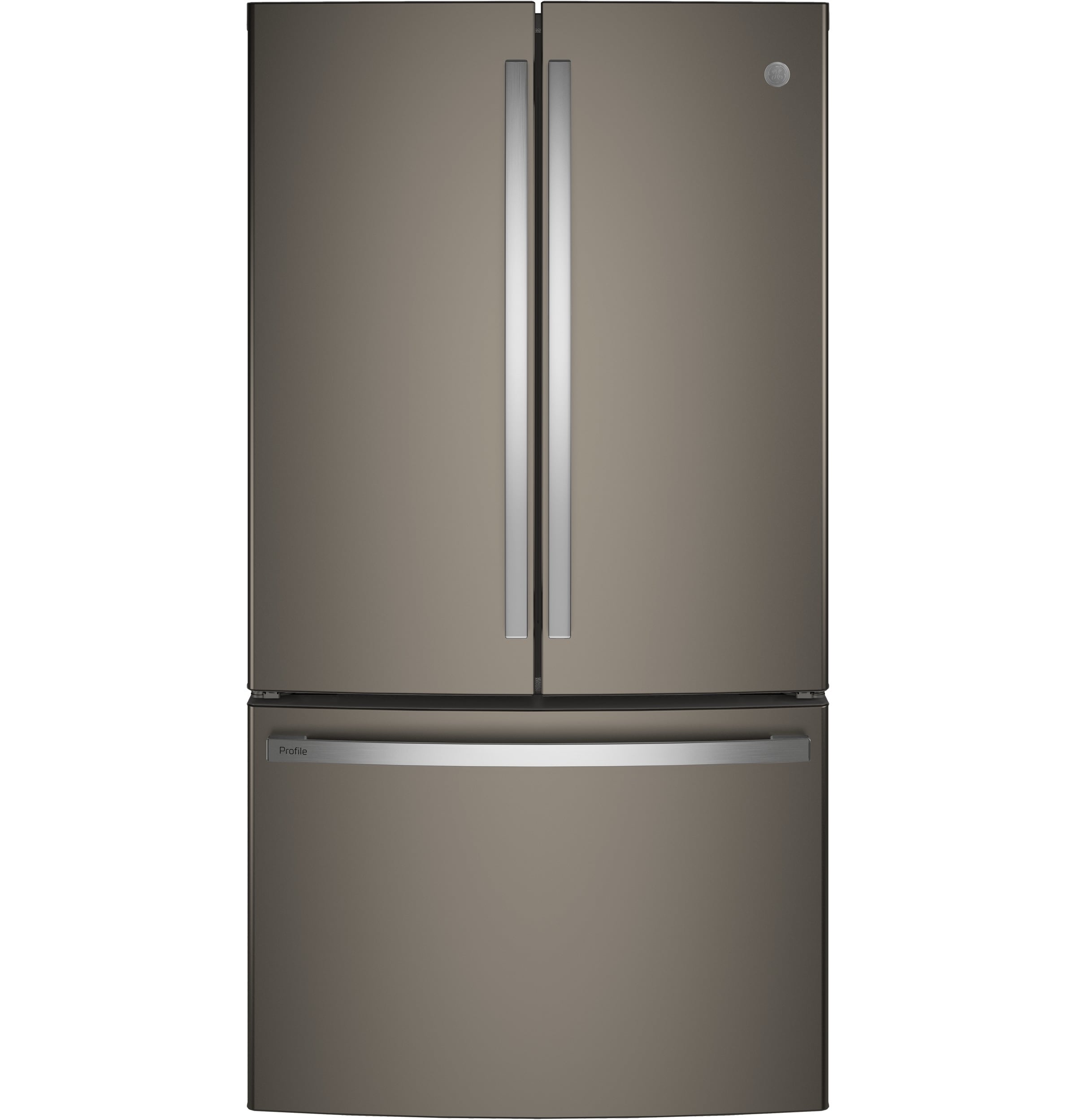 GE Profile 23.1-cu ft Counter-depth French Door Refrigerator with Ice Maker  (Slate) ENERGY STAR at