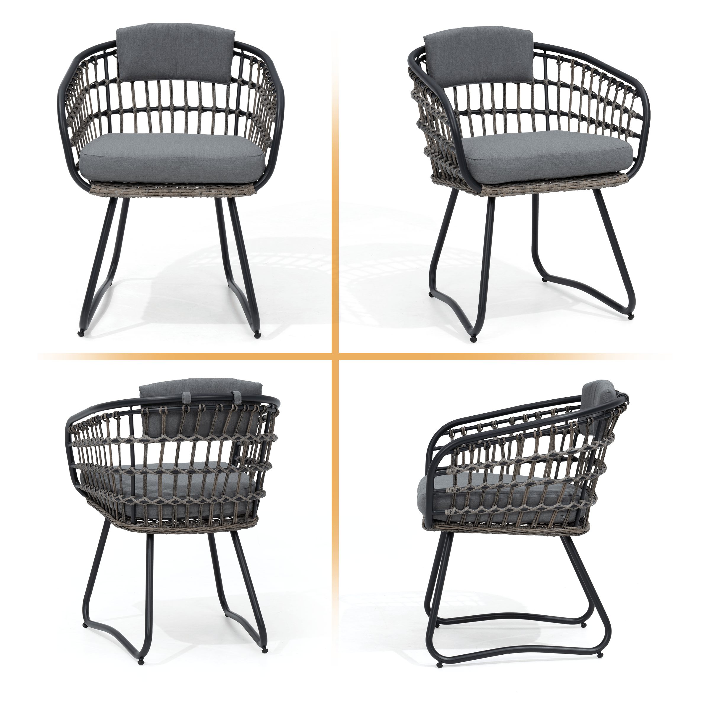 Crestlive Products CL-TD5808GRY160-5 Patio-Dining-Sets - View #11