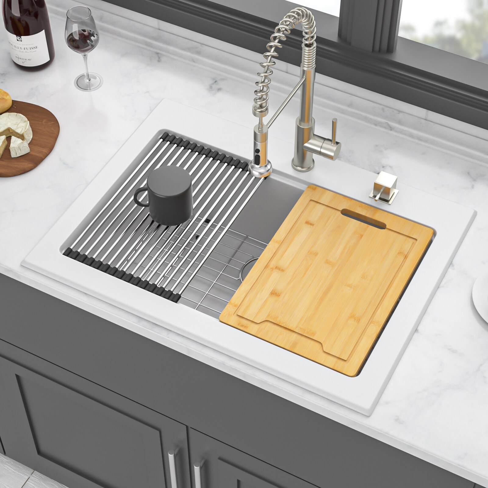 LIVIZA TLG-QZ262122 Kitchen-Sinks - View #2