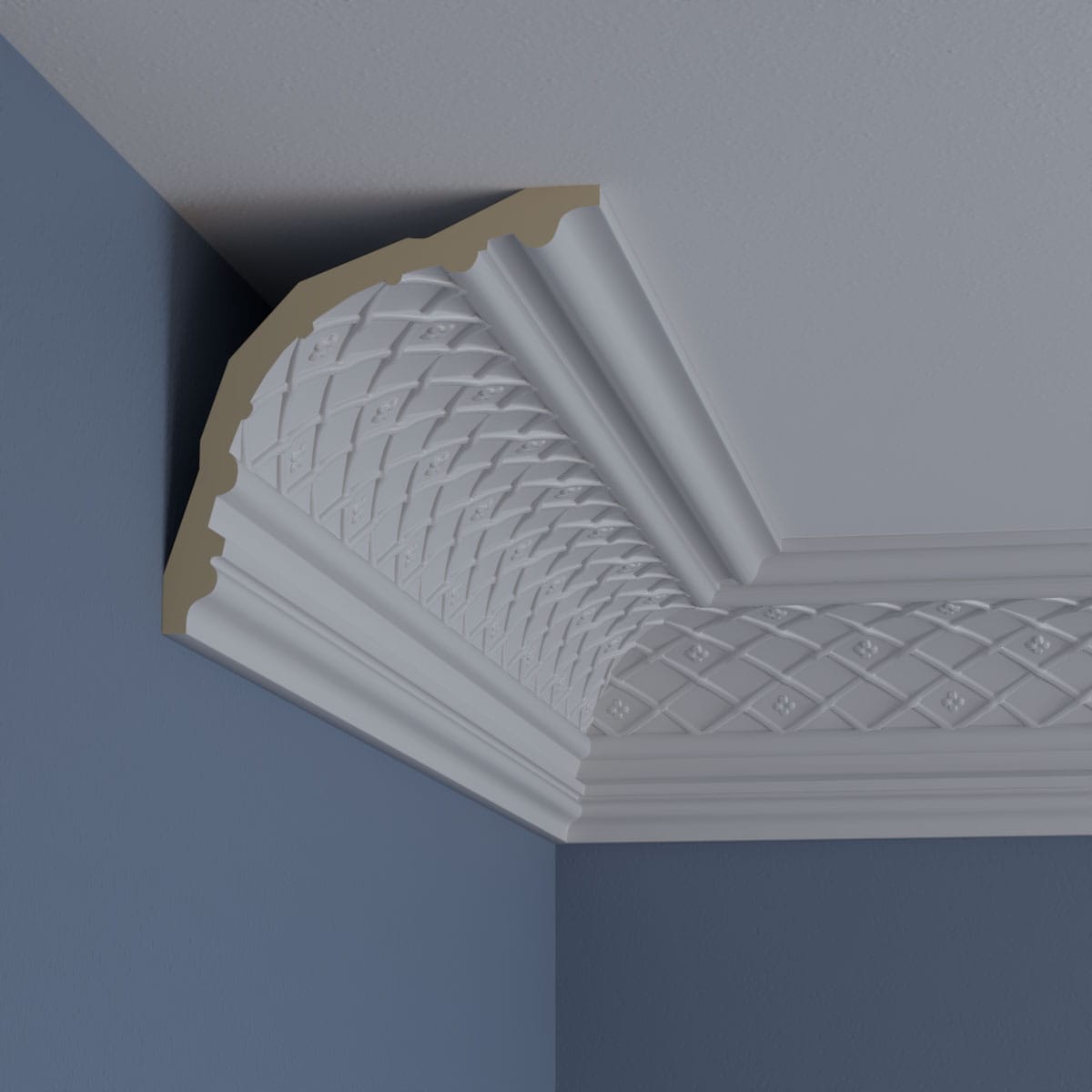 Ekena Millwork MLD06X06X08BR-CASE-2 Crown-Moulding - View #10