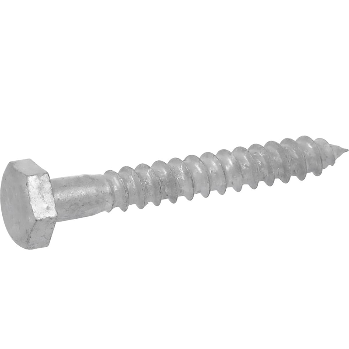 Hillman 812014 1/4-in x 2-1/2-in Hot-Dipped Galvanized Hot-Dipped Galvanized Hex -Head Exterior Lag screws