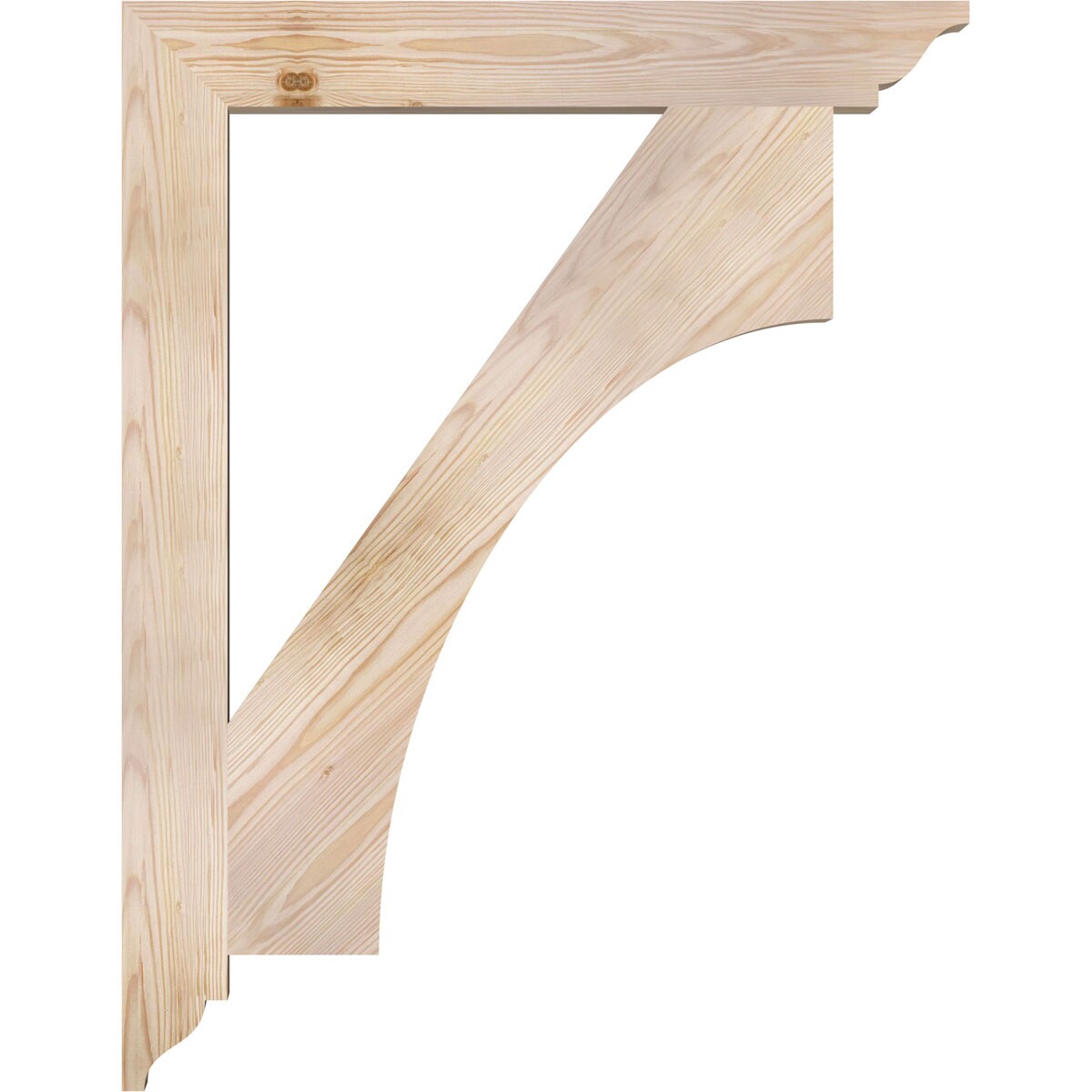 Ekena Millwork BKT04X28X36WTL01SDF Exterior-Brackets-Braces - View #3