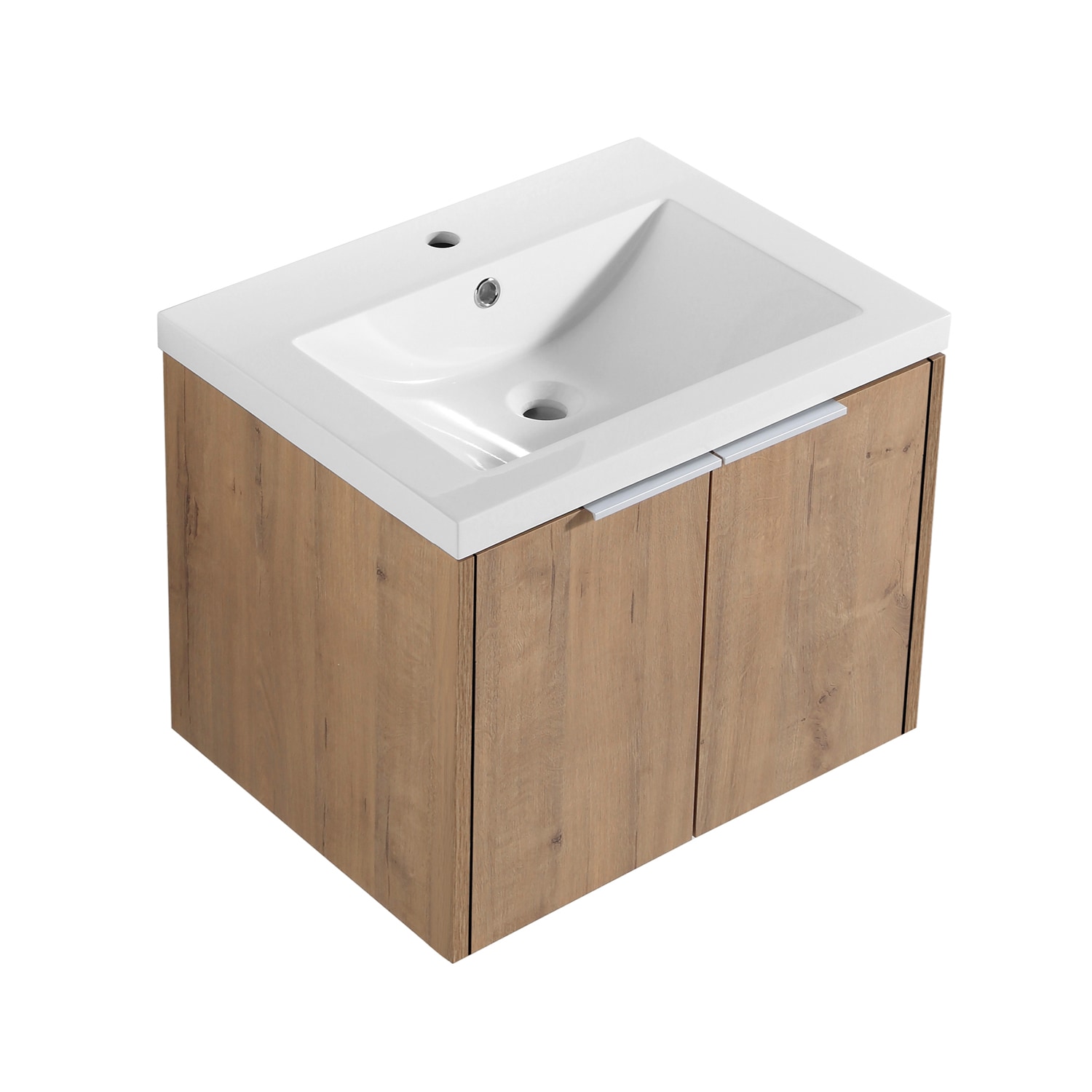 waterpar 24-in Yellow Undermount Single Sink Bathroom Vanity with ...