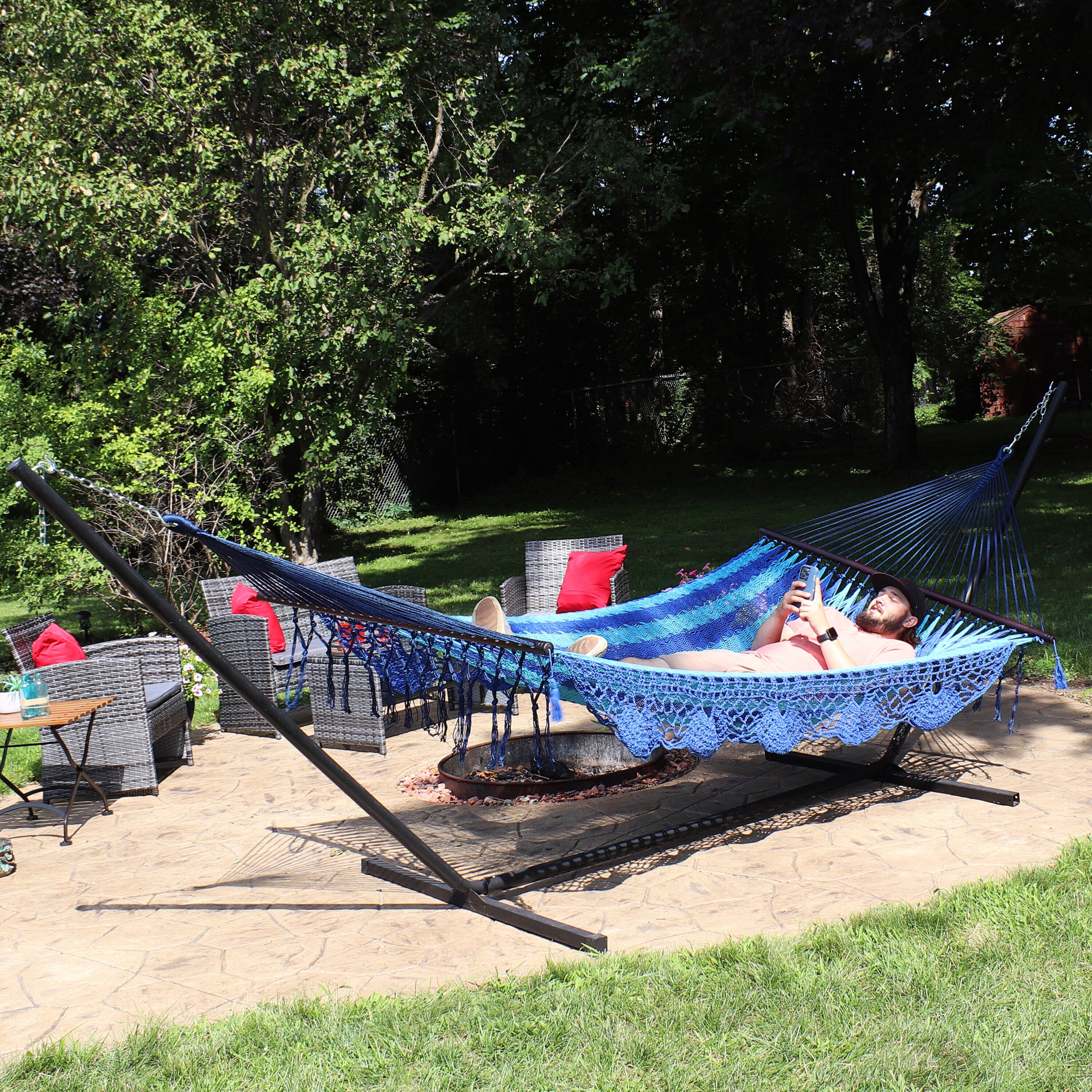 Sunnydaze Decor HM-AND-BLU-COMB hammocks - View #7