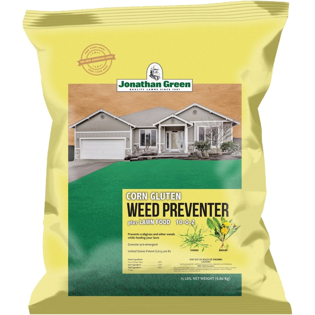 Jonathan Green 11591 11591 Corn Gluten Lawn Fertilizer - 10-0-2 Formula for 5000 Sq. Ft Coverage