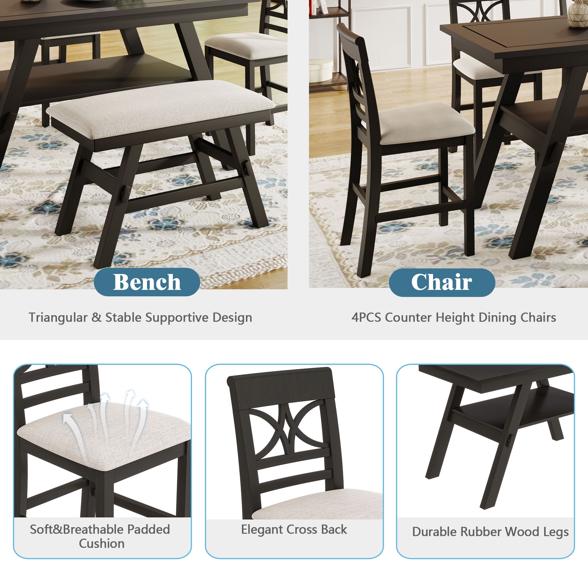ModernLuxe SH000257AAP Dining-Sets - View #2
