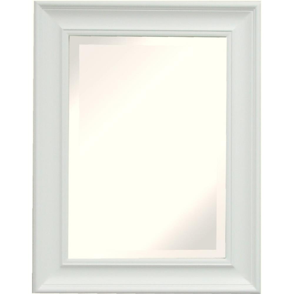 Gardner Glass Products 72-in W x 36-in H White Mdf Transitional Mirror  Frame Kit (Hardware Included in the Mirror Frame Kits department at