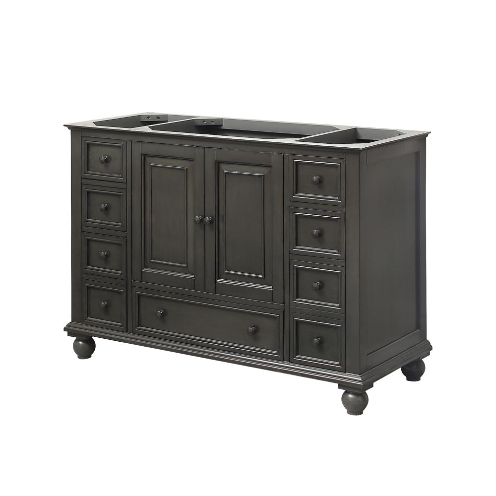 Thompson 48'' Charcoal Glaze Solid Wood Vanity Base