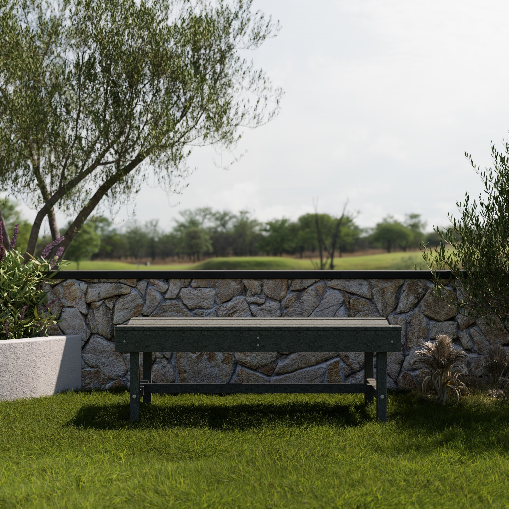 Wildridge LCC-224-DG benches - View #2