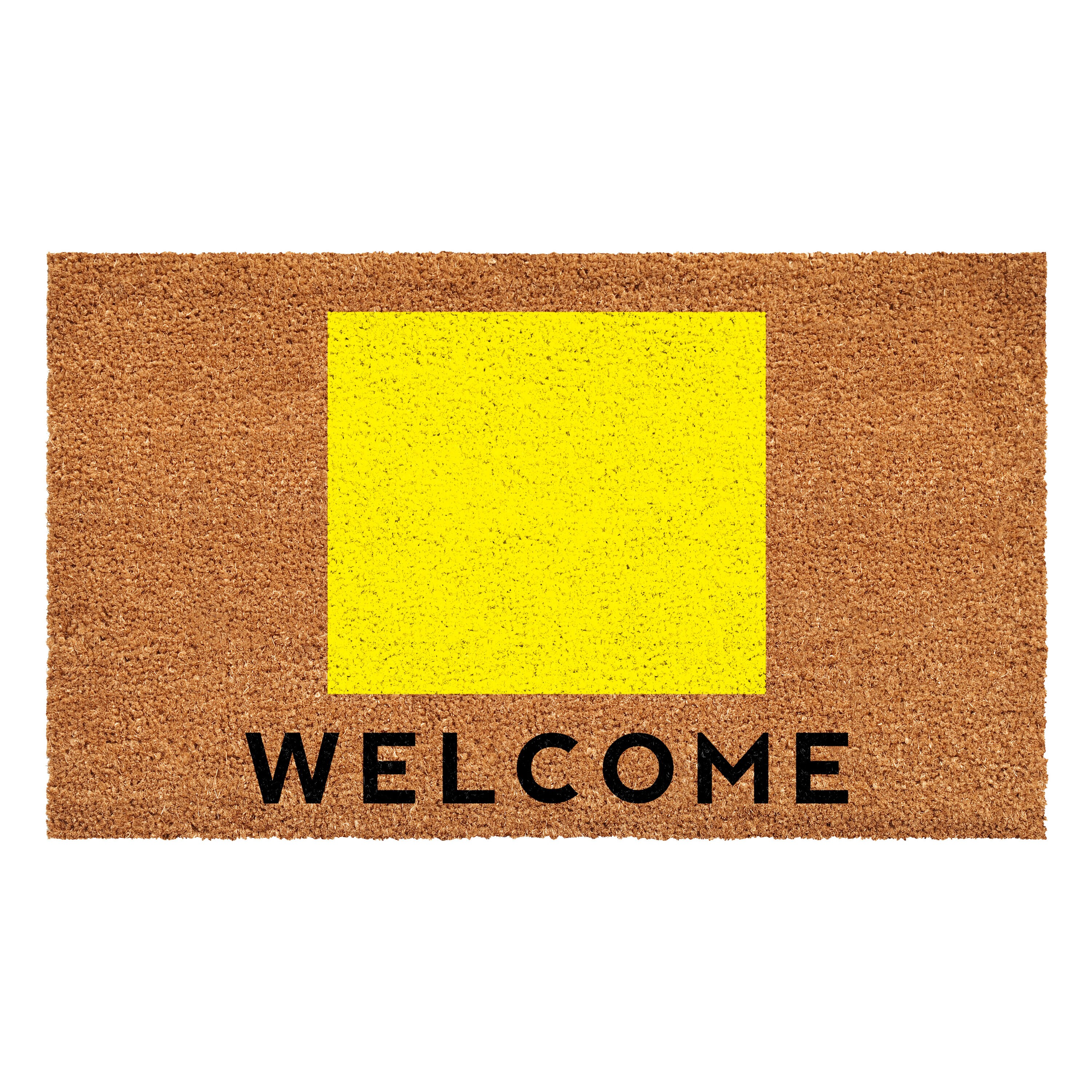 Callowaymills 108122436Q 2-ft x 3-ft Multi Coir/Vinyl Rectangular Indoor or outdoor Decorative Door mat
