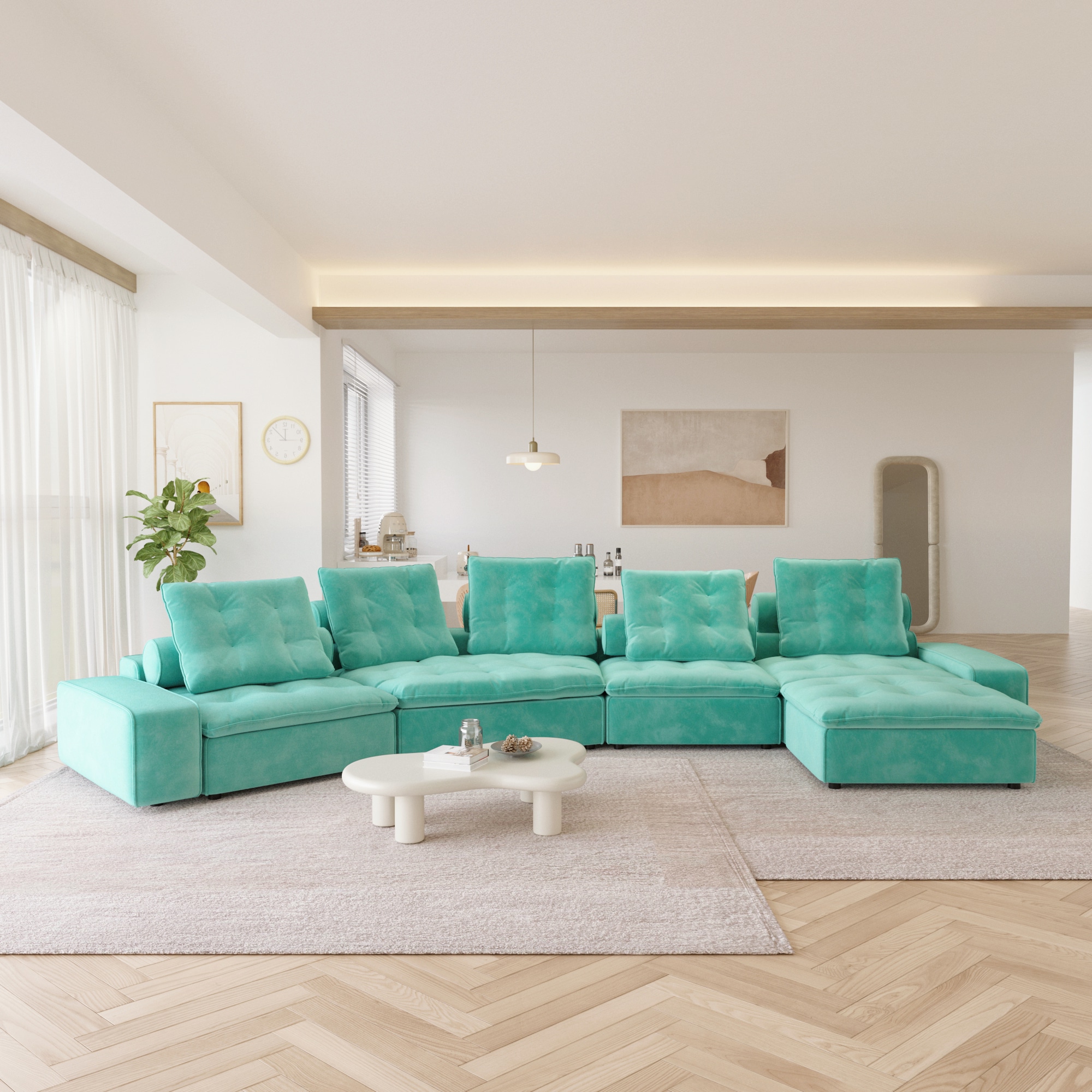 BuotiqHom DH-CF4+1-136TB Sofas-Loveseats - View #7