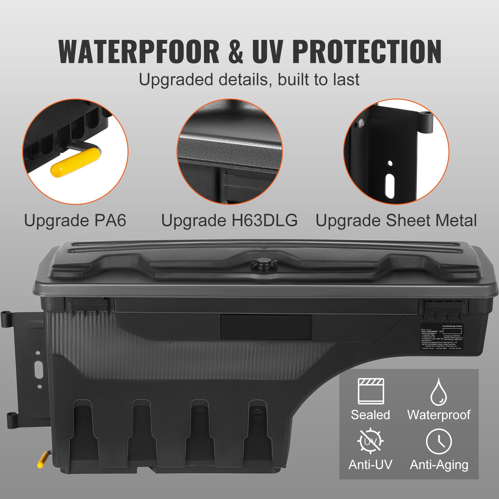 VEVOR KCLJGFORDF150N5OTV0 Truck-Tool-Boxes - View #4