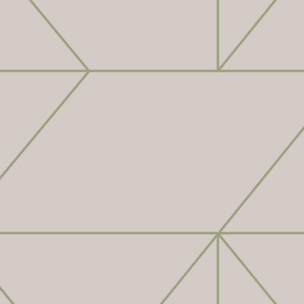 Graham & Brown 10300594 8-Inches Taupe/Khaki Vinyl Textured Geometric 0.6-Sq. Feet Unpasted Paste the wall Wallpaper Sample