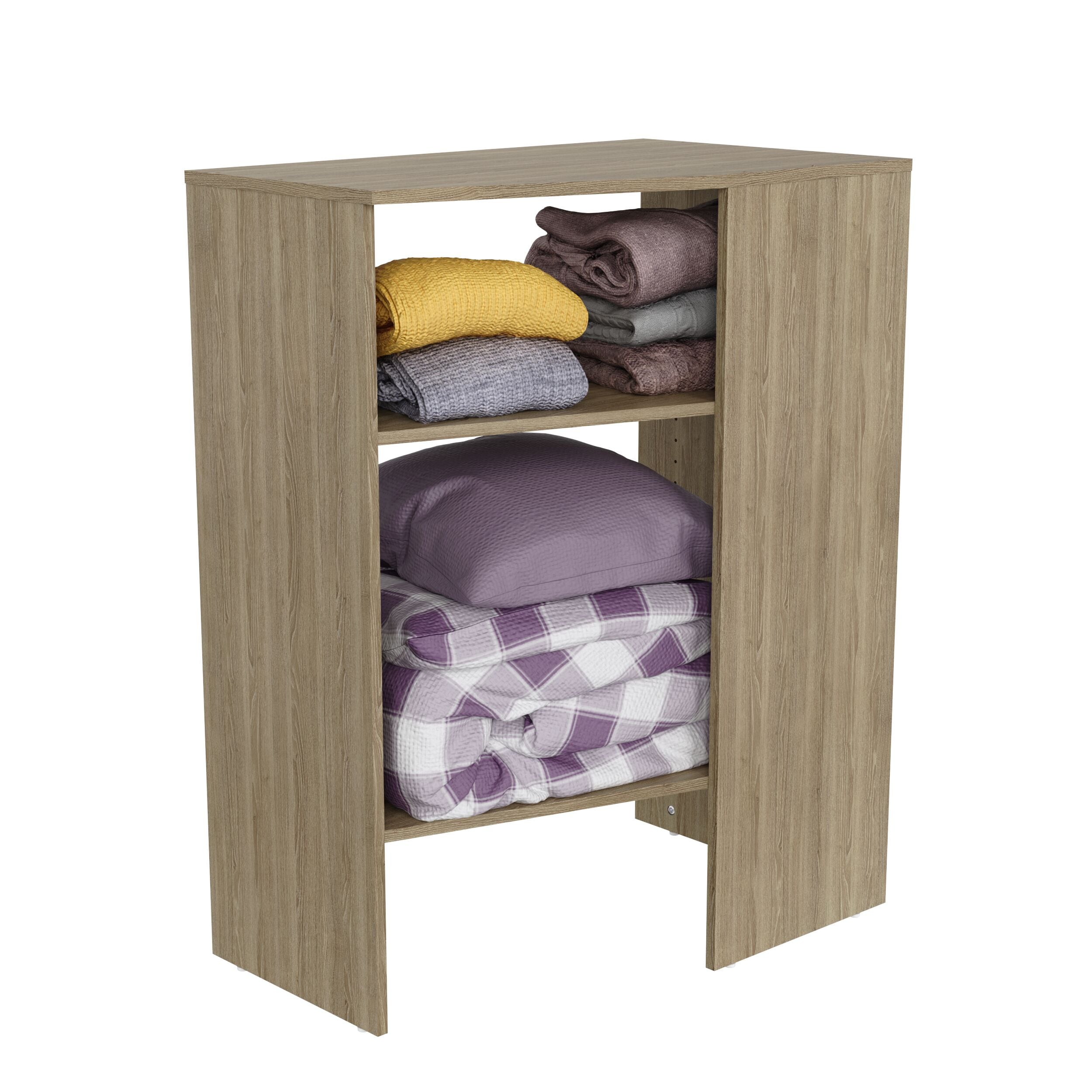 ClosetMaid Corner unit Latte Solid Shelving Wood Closet System