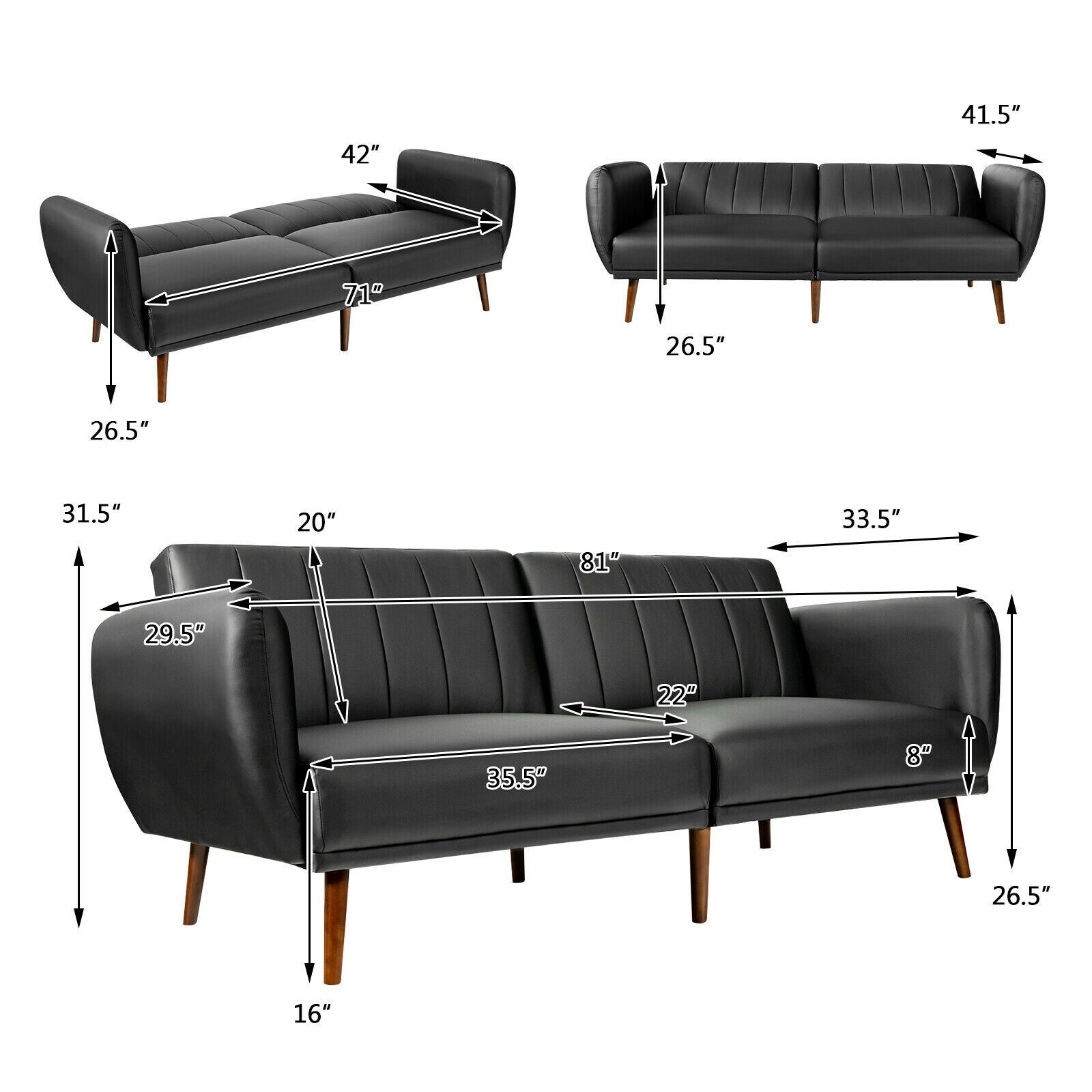 LIVIZA INS-10031BK Sofas-Loveseats - View #9