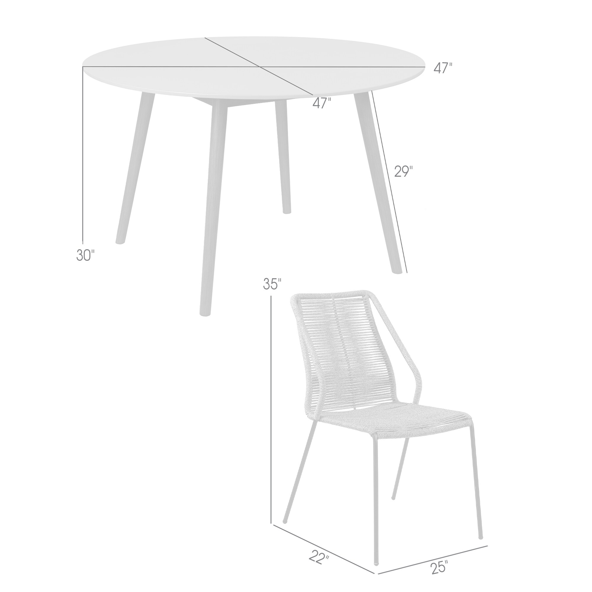 Armen Living 840254333741 Patio-Dining-Sets - View #11