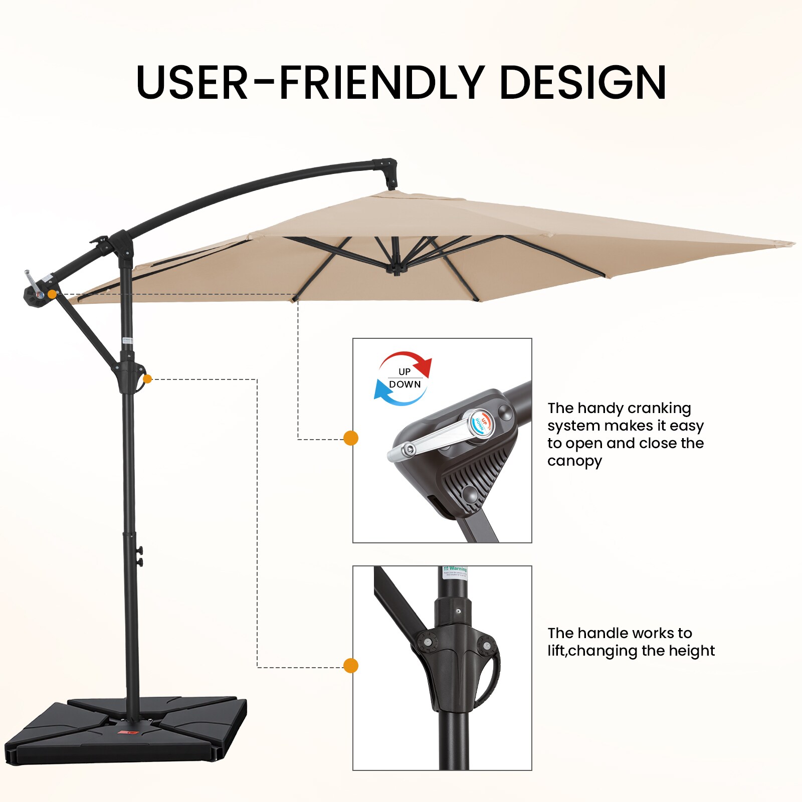 JEAREY JR-8X8-BE-1 Umbrellas-2 - View #3