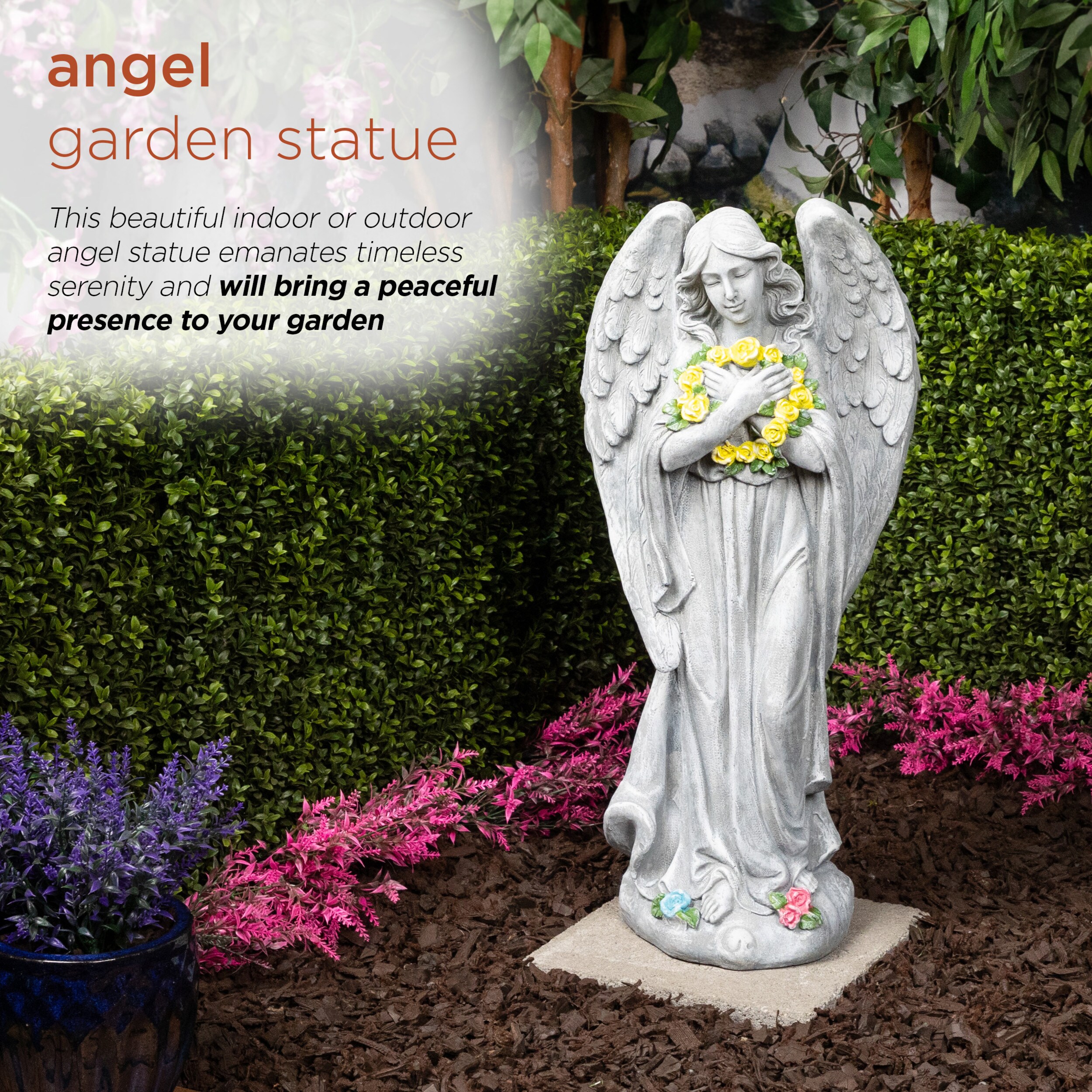 Alpine Corporation MCC832 Garden-Statue - View #6