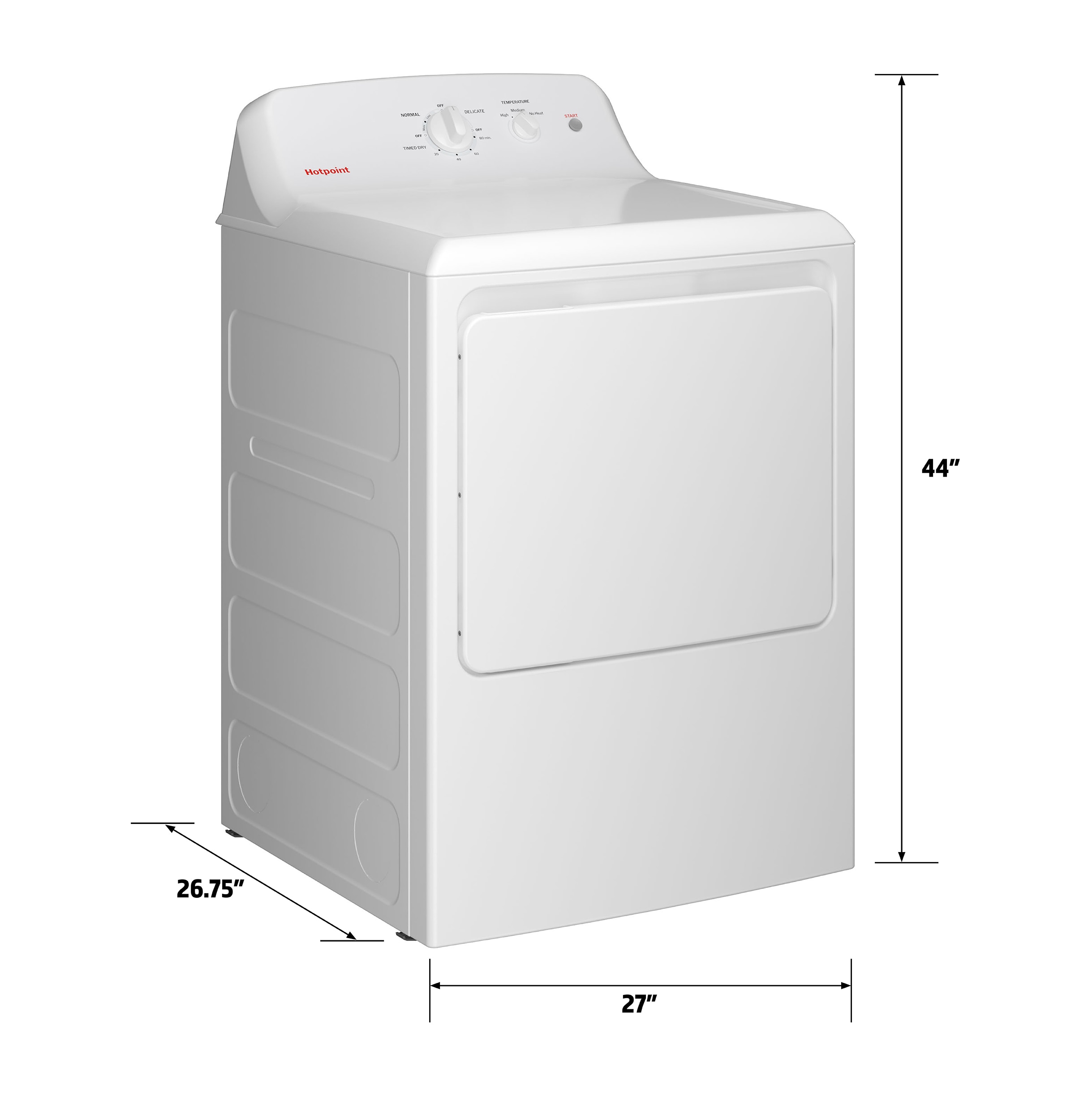 Hotpoint HTX26EASWWW Elec-Dry - View #13