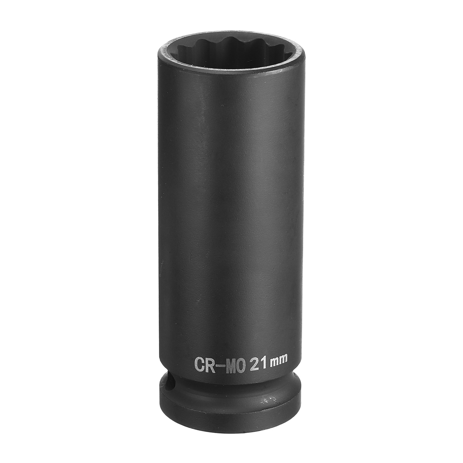 Harfington 12-Point Deep Impact Socket 1/2 Inch Drive 21mm Metric Chrome Molybdenum Alloy Steel Spindle Axle Nut Impact Socket #S26050800UX6260