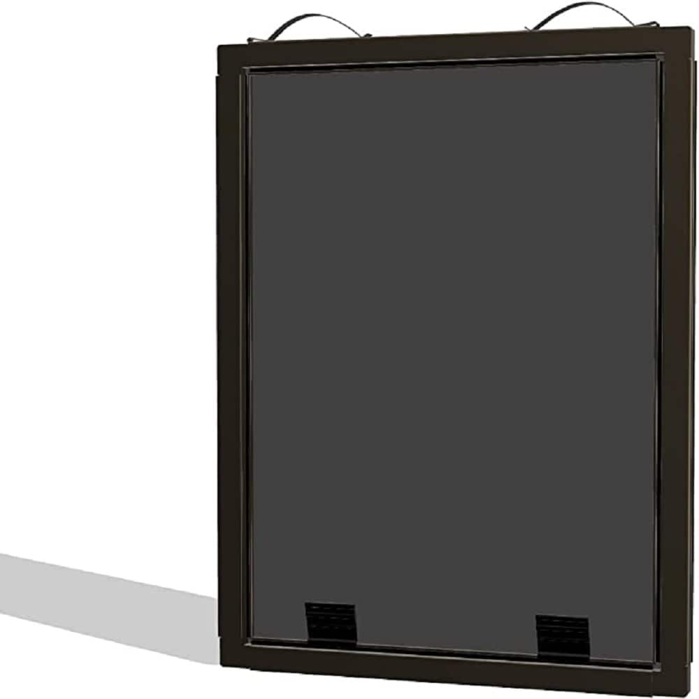 RITESCREEN Window Screen 36-Inches x 36-Inches Bronze Aluminum Frame Window Screen #FG-WDKIT36M-B
